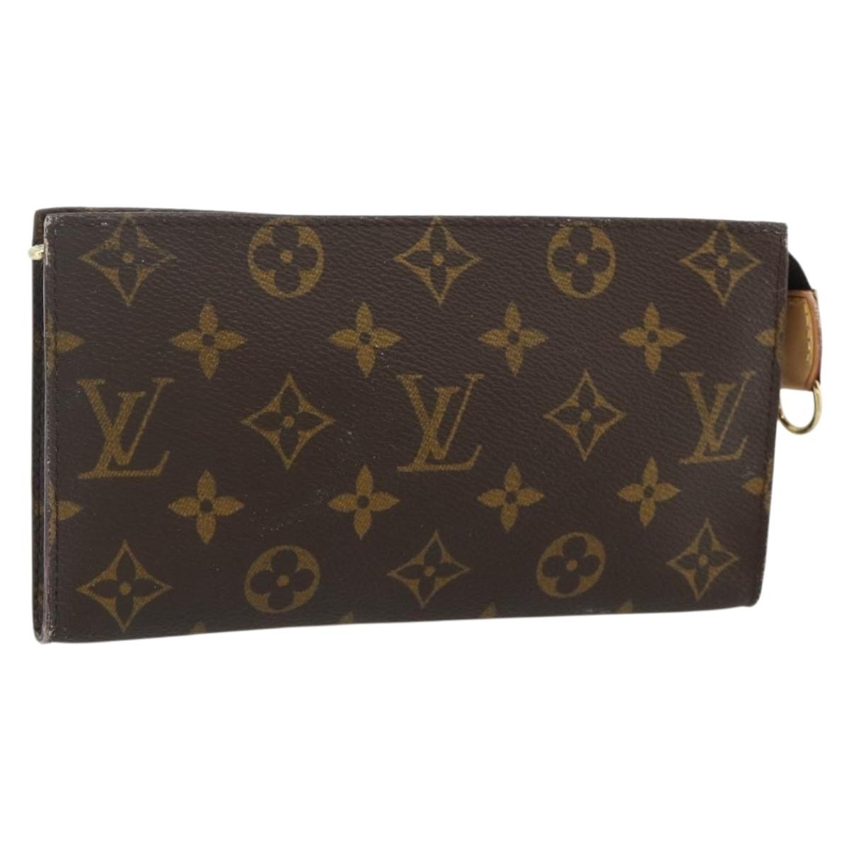 LOUIS VUITTON Monogram Bucket GM Accessory Pouch LV Auth ka4355