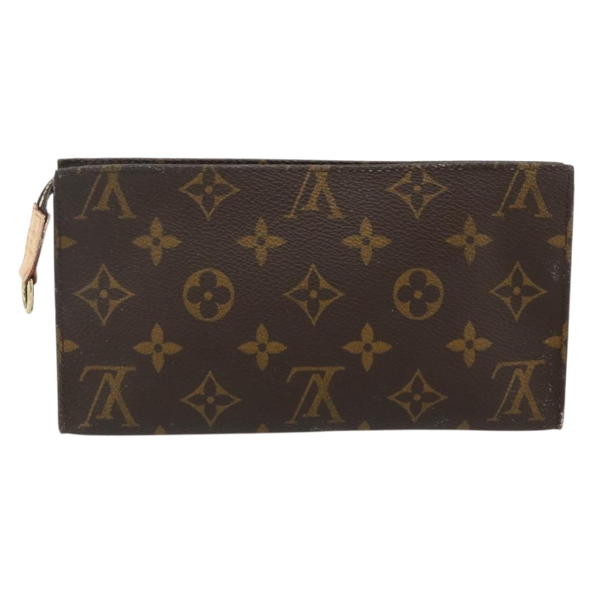 LOUIS VUITTON Monogram Bucket GM Accessory Pouch LV Auth ka4355