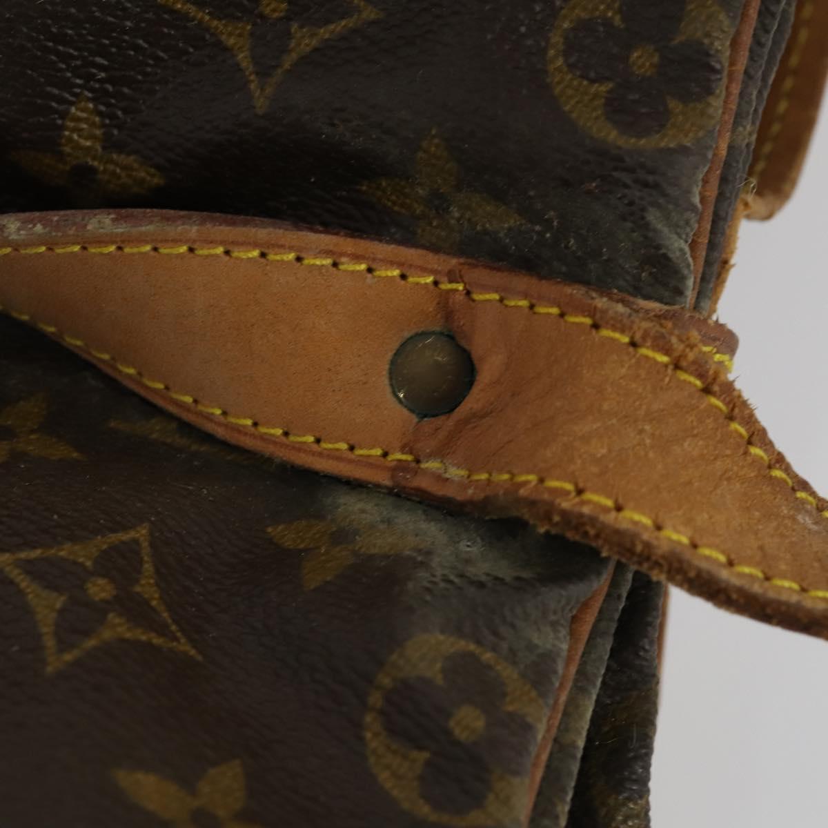 LOUIS VUITTON Monogram Saumur 43 Shoulder Bag M42252 LV Auth ka436