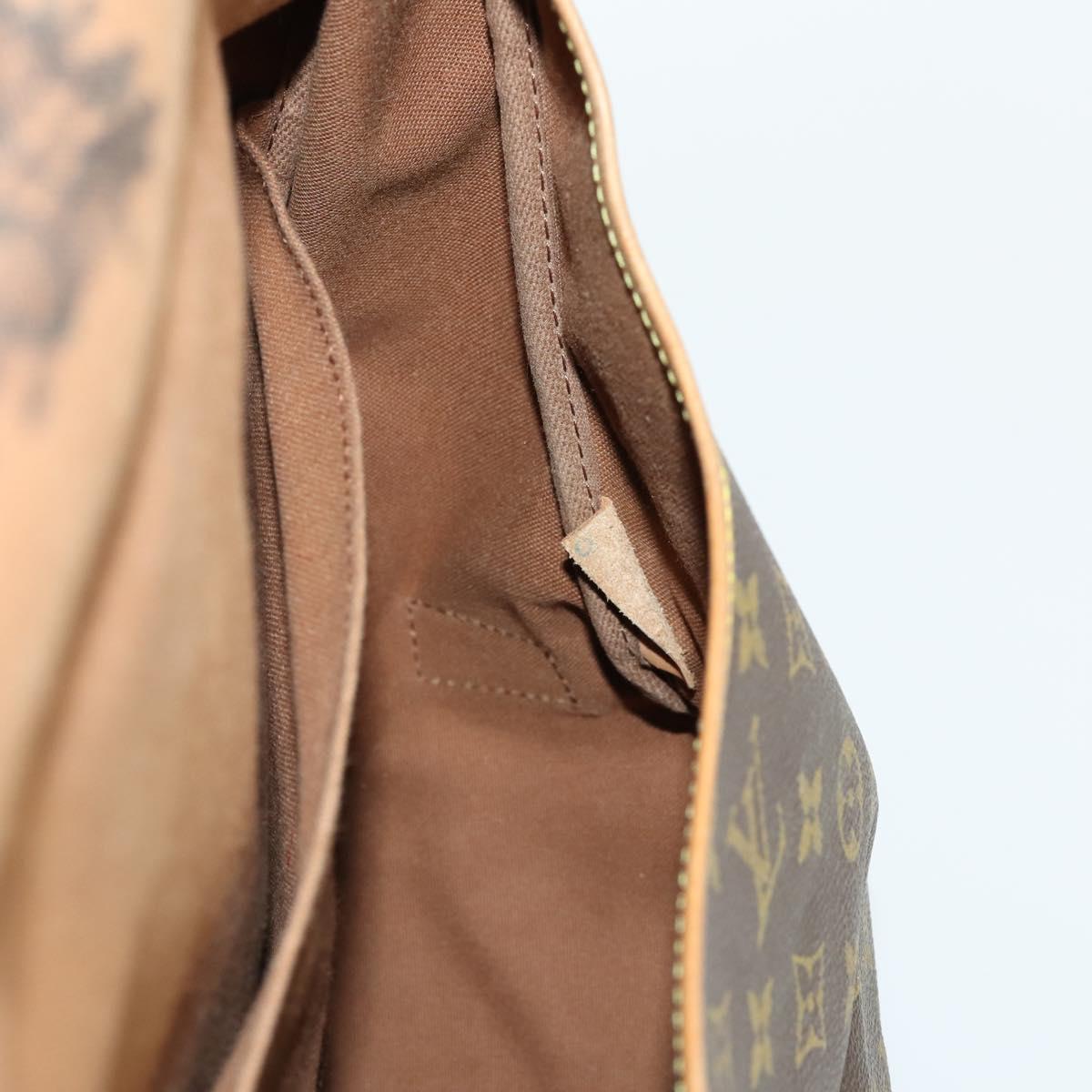 LOUIS VUITTON Monogram Saumur 43 Shoulder Bag M42252 LV Auth ka436