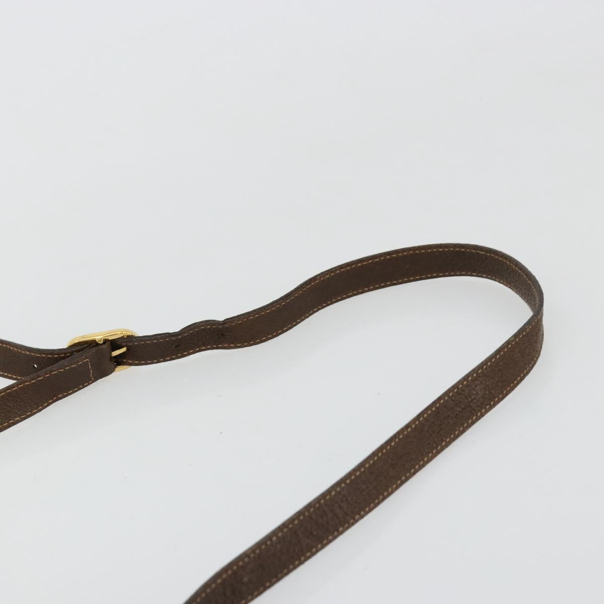 GUCCI GG Supreme Web Sherry Line Bag PVC Beige Gold 904 02 084 Auth ka4366