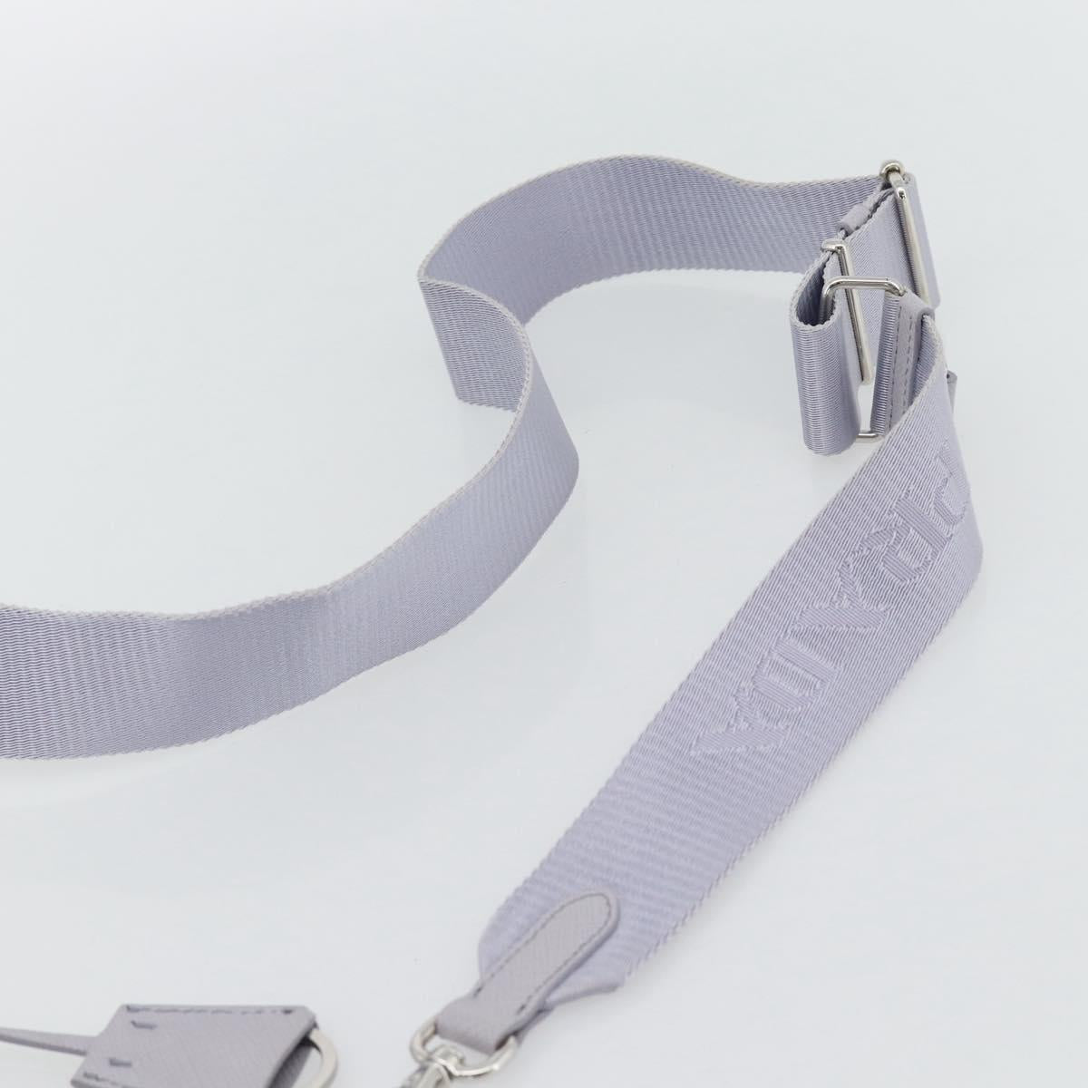 PRADA Re-Edition Shoulder Bag Nylon Purple Silver Auth ka4372A
