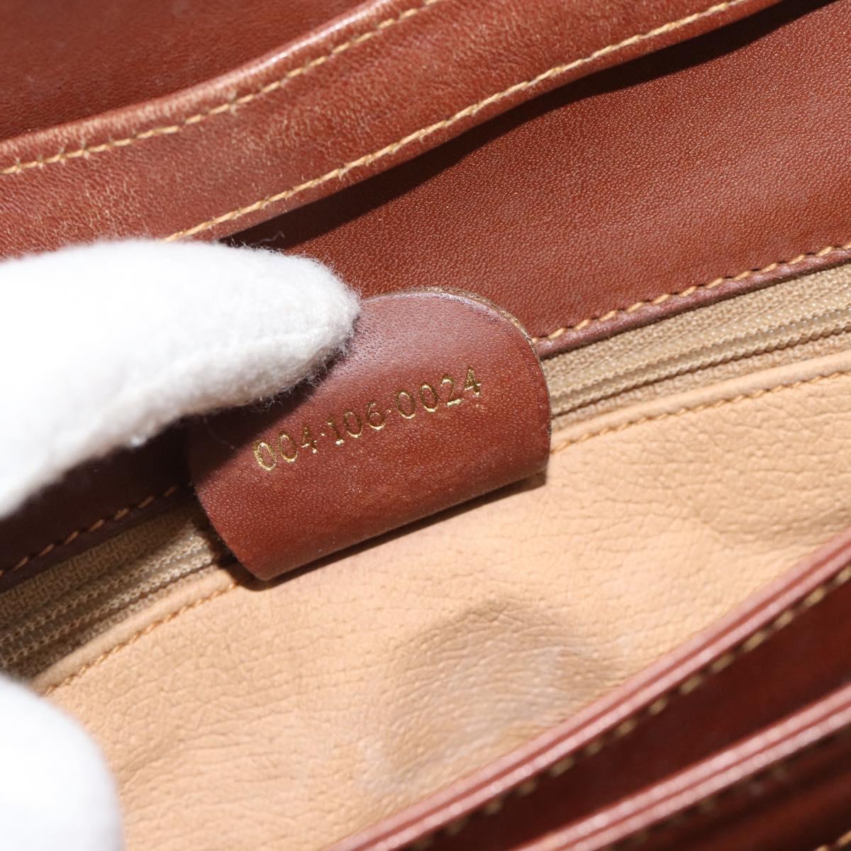 GUCCI Micro GG Supreme Shoulder Bag PVC Beige Gold 004 106 0024 Auth ka4373