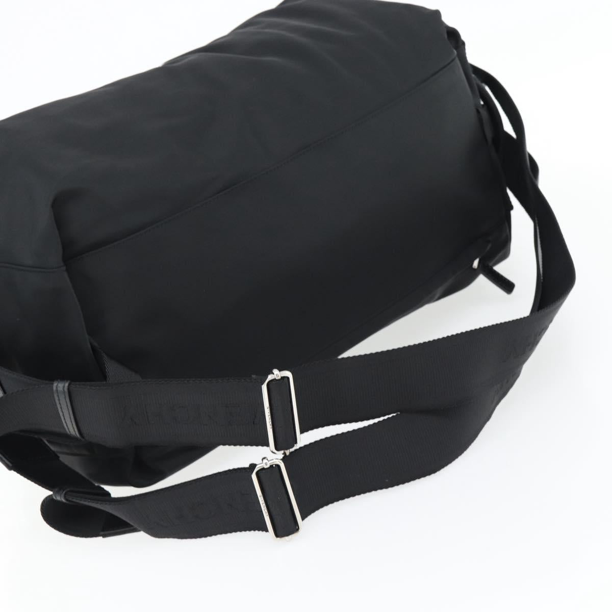 GIVENCHY G Zip Backpack Nylon Black Silver Auth ka4379M