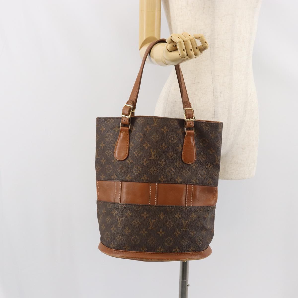 LOUIS VUITTON Monogram Bucket GM Shoulder Bag USA limited T42236 LV Auth ka438