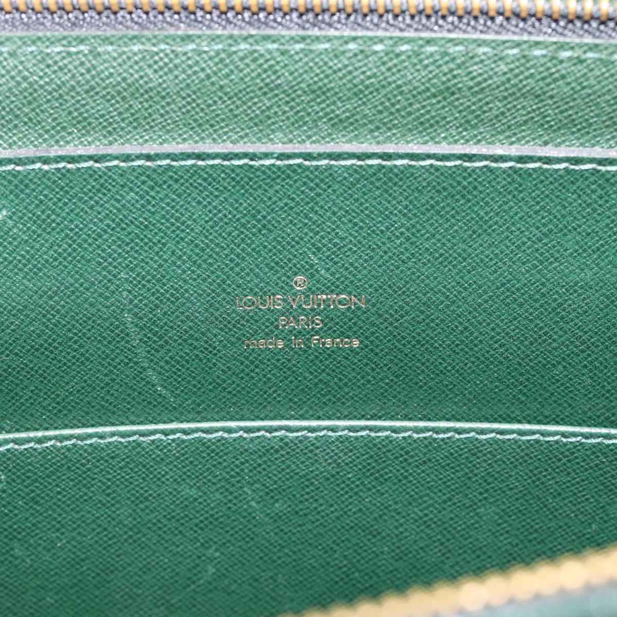 LOUIS VUITTON Taiga Porte Documents Rozan Bag Epicea M30054 LV Auth ka4381