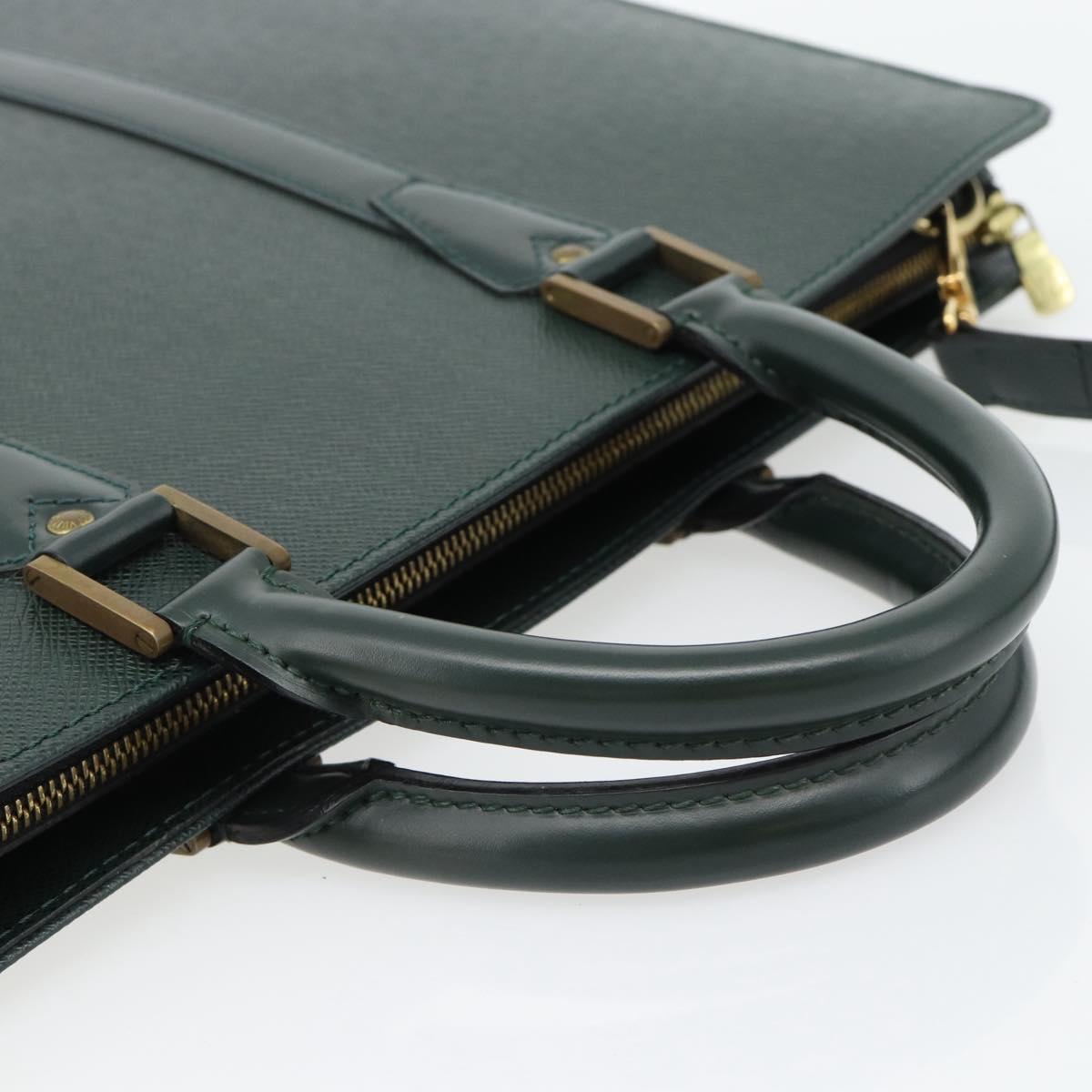 LOUIS VUITTON Taiga Porte Documents Rozan Bag Epicea M30054 LV Auth ka4381
