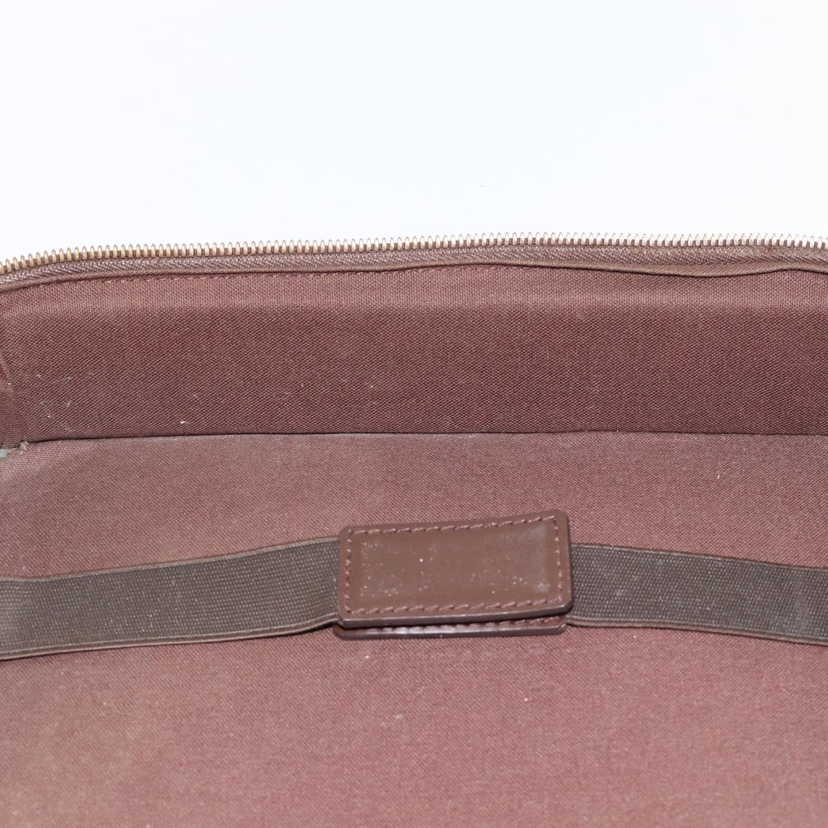 LOUIS VUITTON Damier Ebene Porto Ordinatur Sabana Bag 2way N58020 Auth ka4382