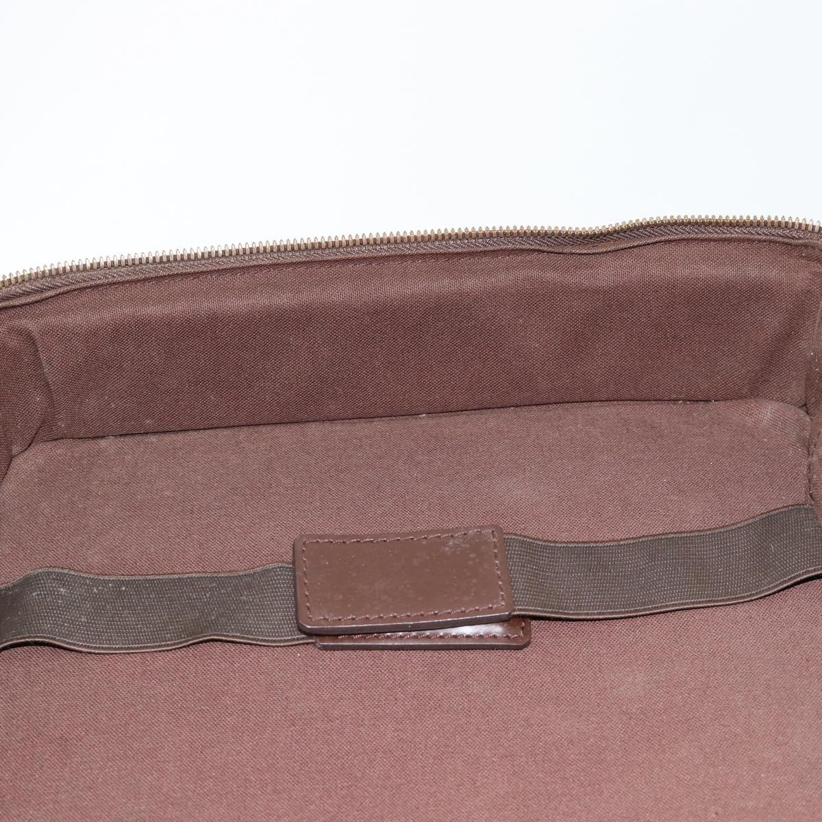 LOUIS VUITTON Damier Ebene Porto Ordinatur Sabana Bag 2way N58020 Auth ka4382