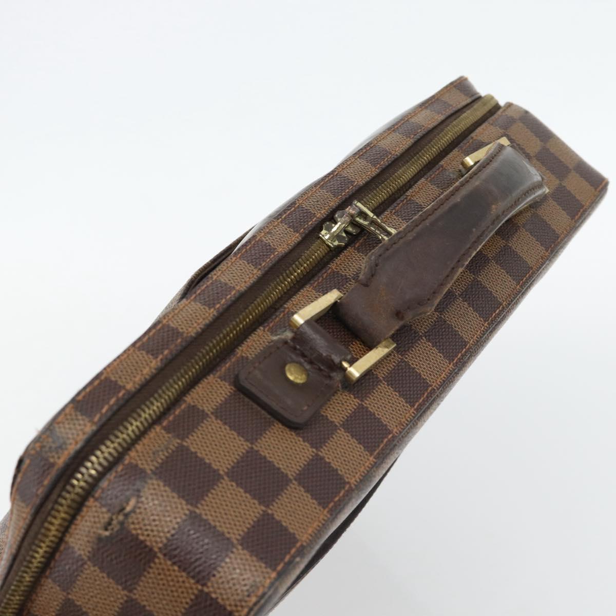 LOUIS VUITTON Damier Ebene Porto Ordinatur Sabana Bag 2way N58020 Auth ka4382