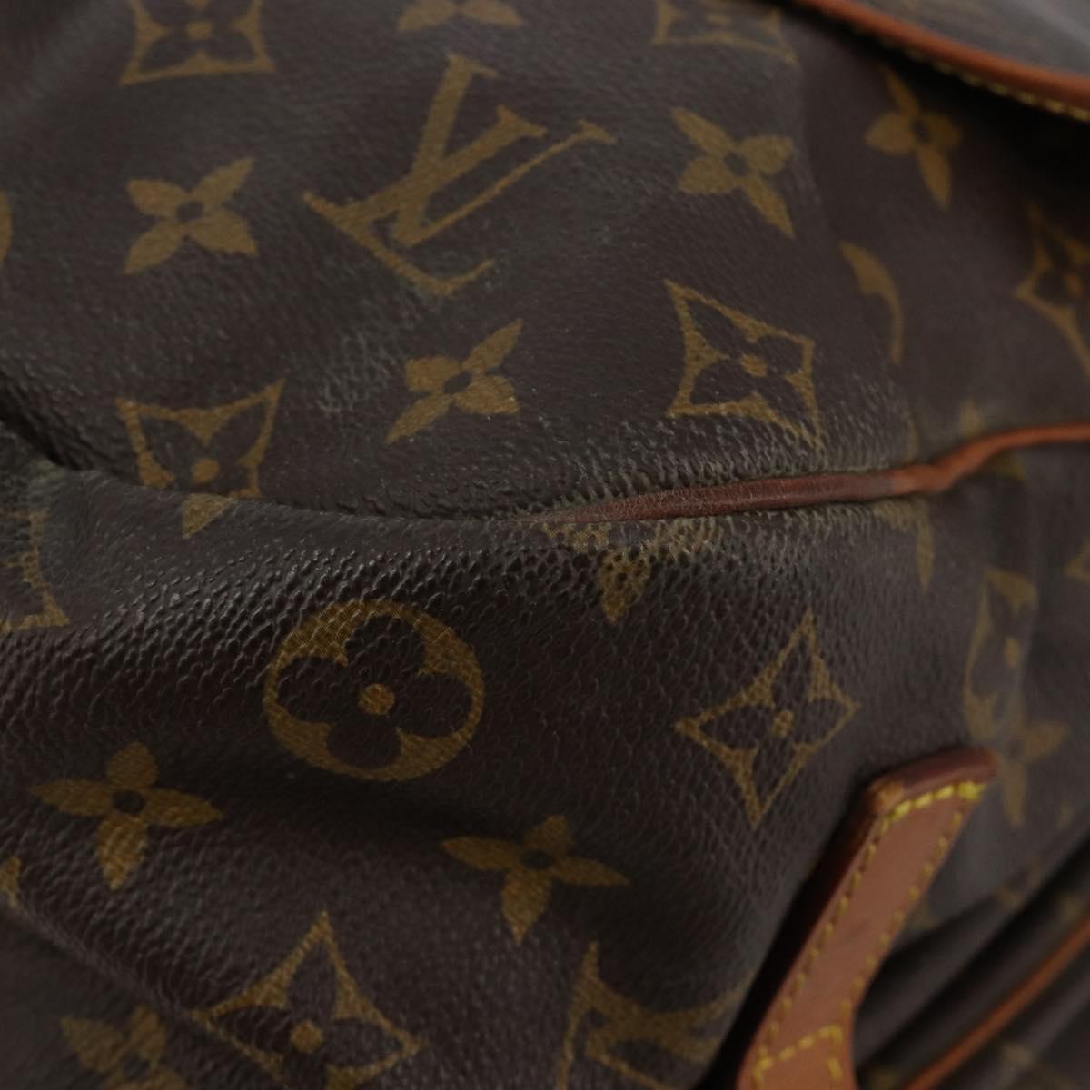 LOUIS VUITTON Monogram Saumur 35 Shoulder Bag M42254 LV Auth ka4390