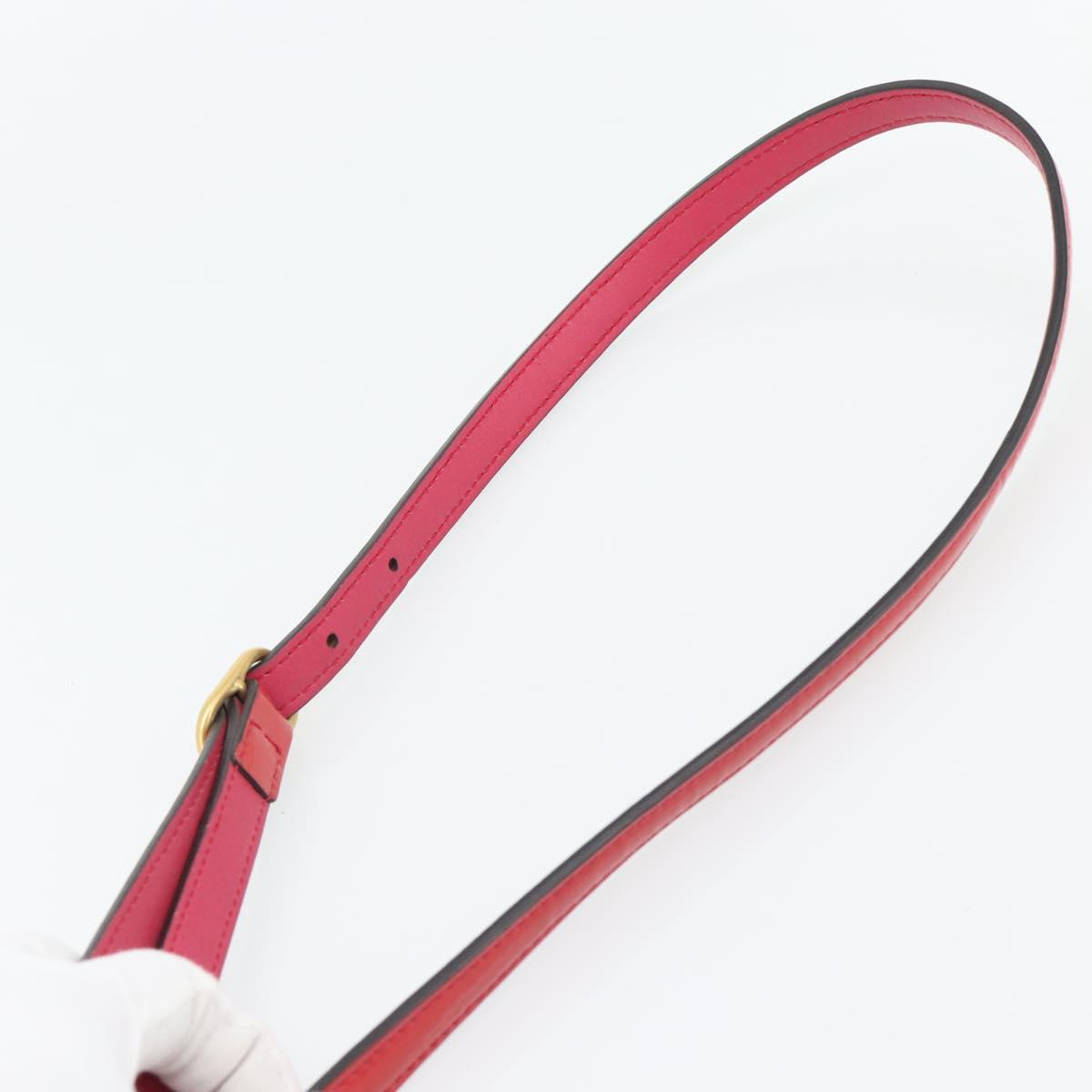 GUCCI Horsebit Hand Bag Patent leather 2way Pink Gold 371925 Auth ka4397A