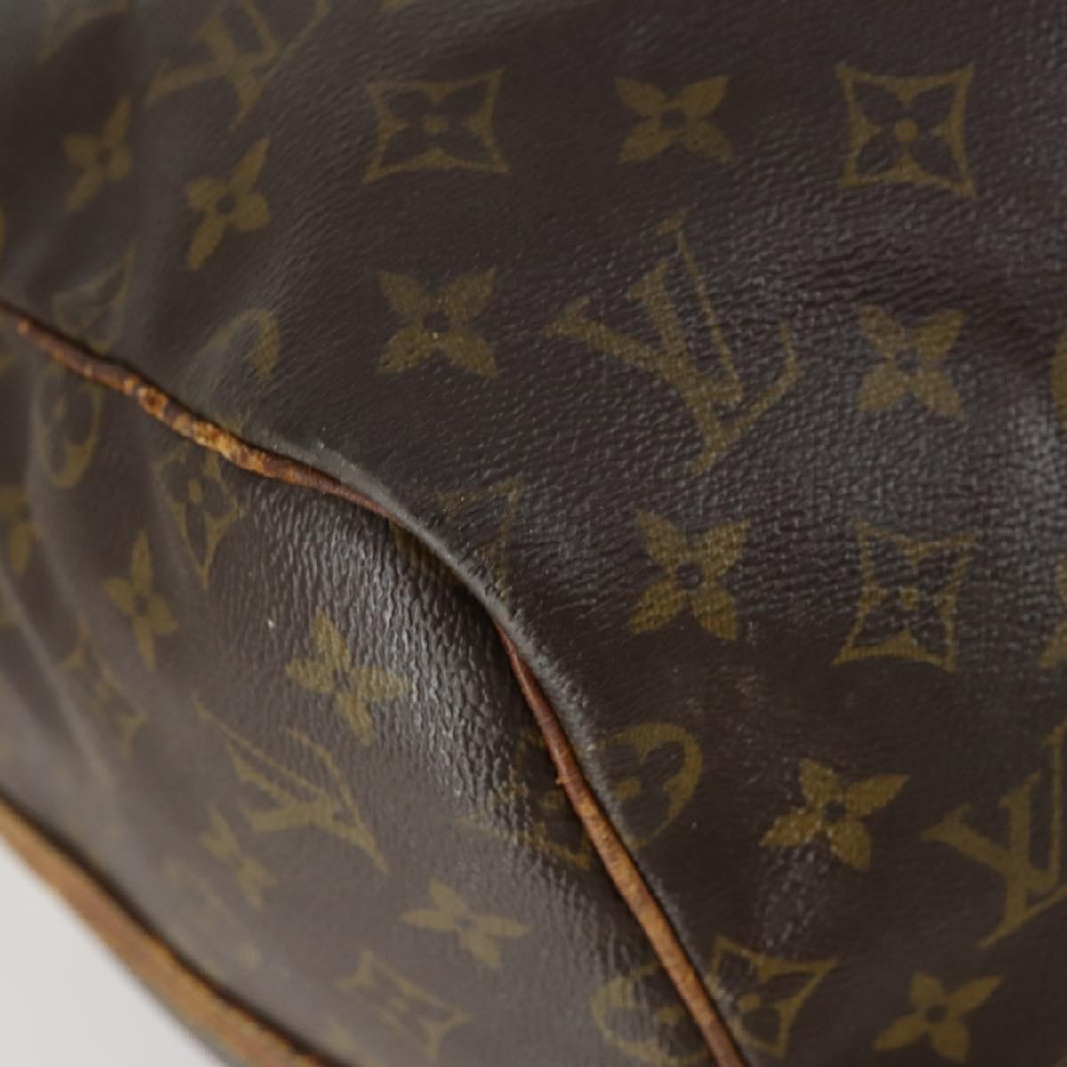 LOUIS VUITTON Monogram Keepall Bandouliere 55 Boston Bag M41414 LV Auth ka441
