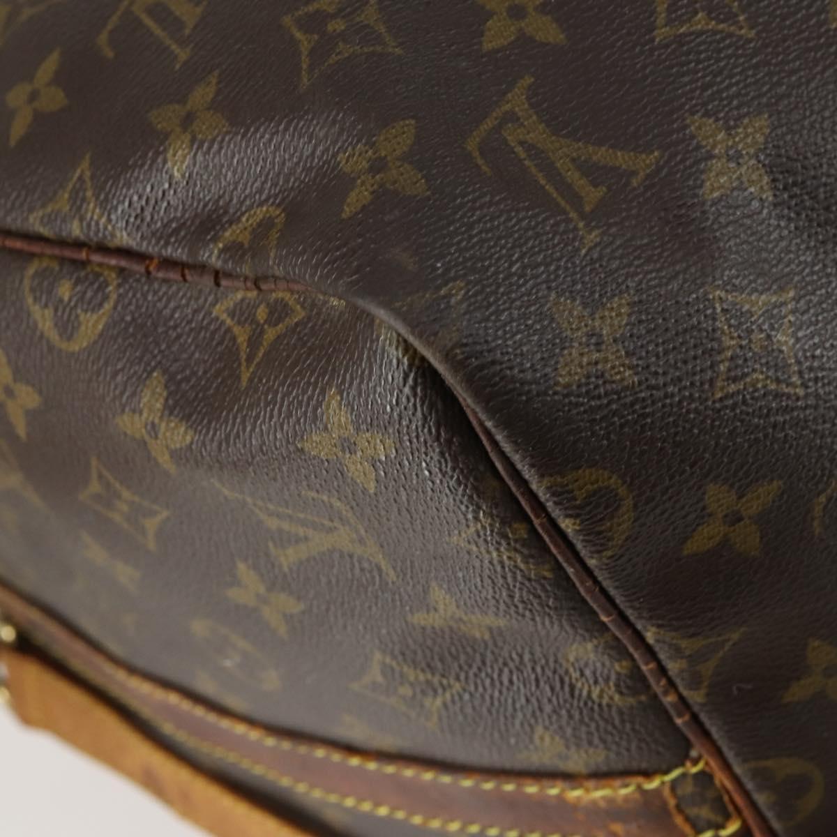 LOUIS VUITTON Monogram Keepall Bandouliere 55 Boston Bag M41414 LV Auth ka441