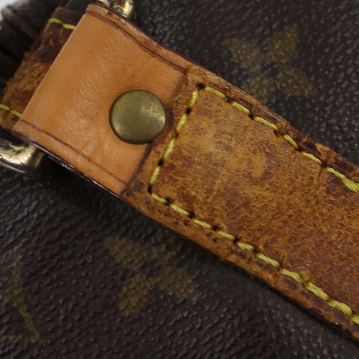 LOUIS VUITTON Monogram Keepall Bandouliere 55 Boston Bag M41414 LV Auth ka441