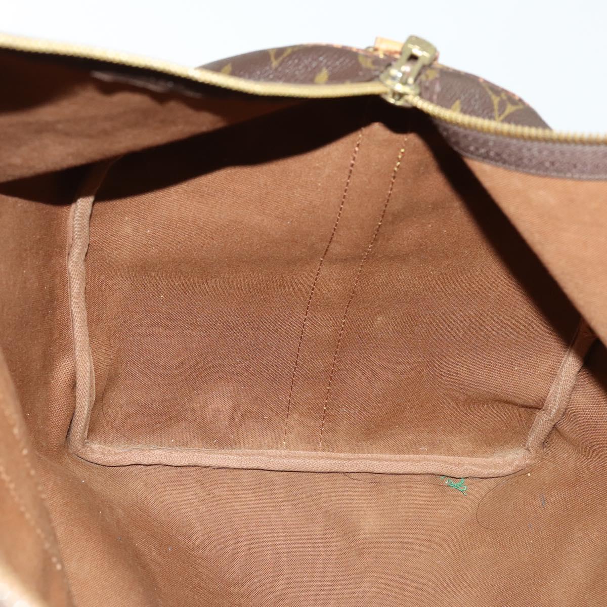 LOUIS VUITTON Monogram Keepall Bandouliere 55 Boston Bag M41414 LV Auth ka441