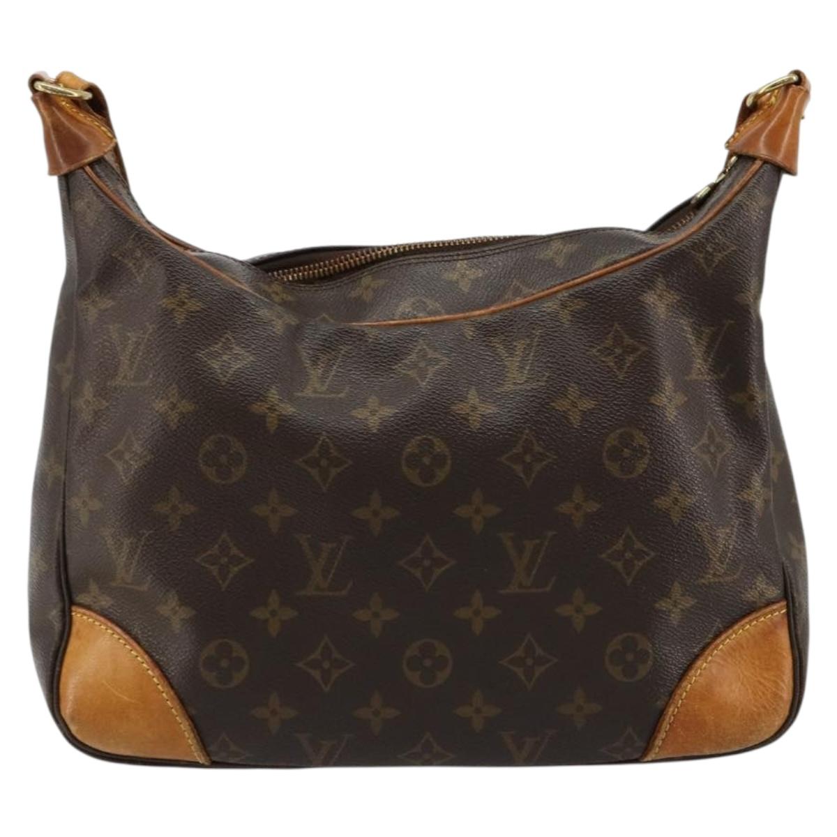 LOUIS VUITTON Monogram Boulogne 30 Shoulder Bag M51265 LV Auth ka4412