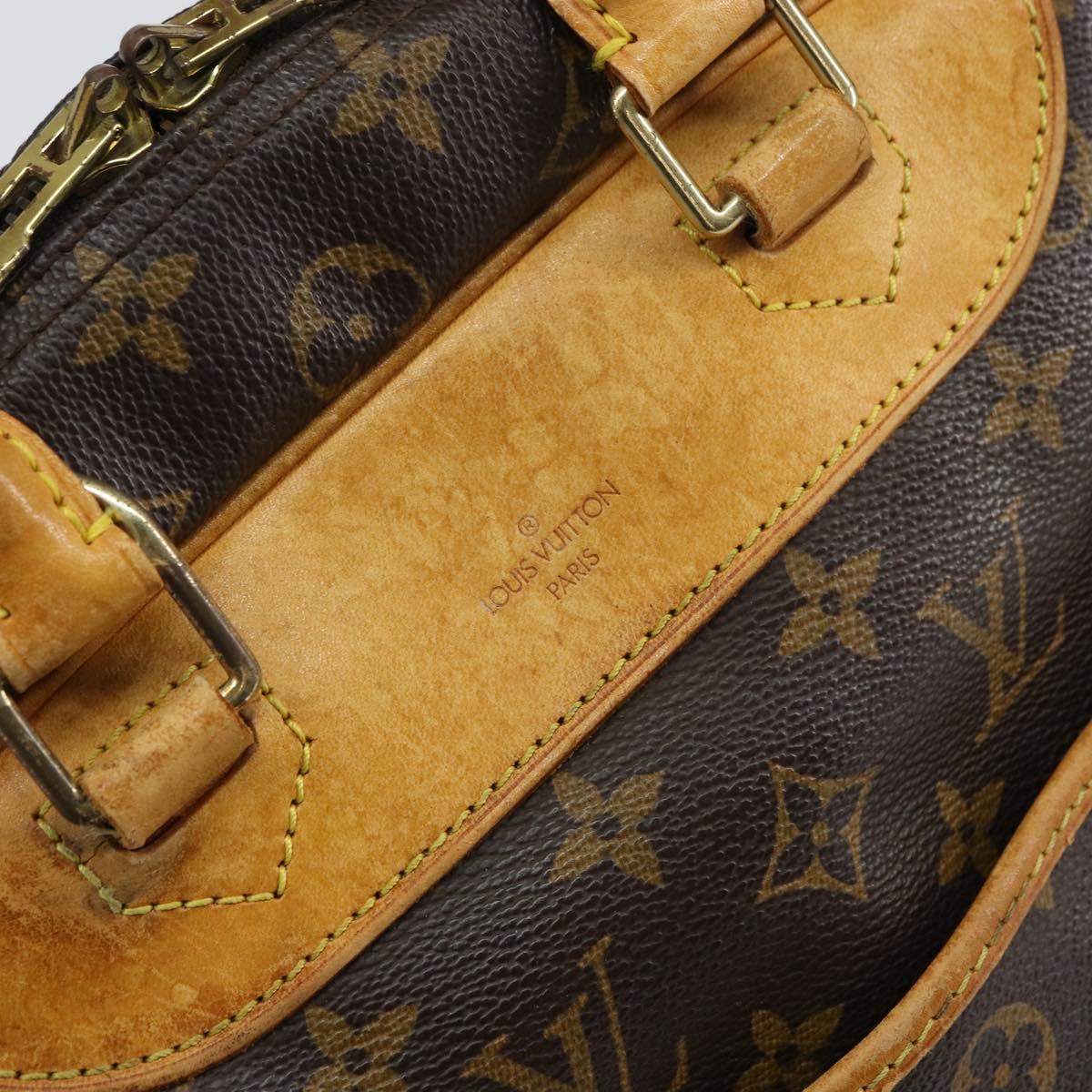 LOUIS VUITTON Monogram Deauville Hand Bag M47270 LV Auth ka442