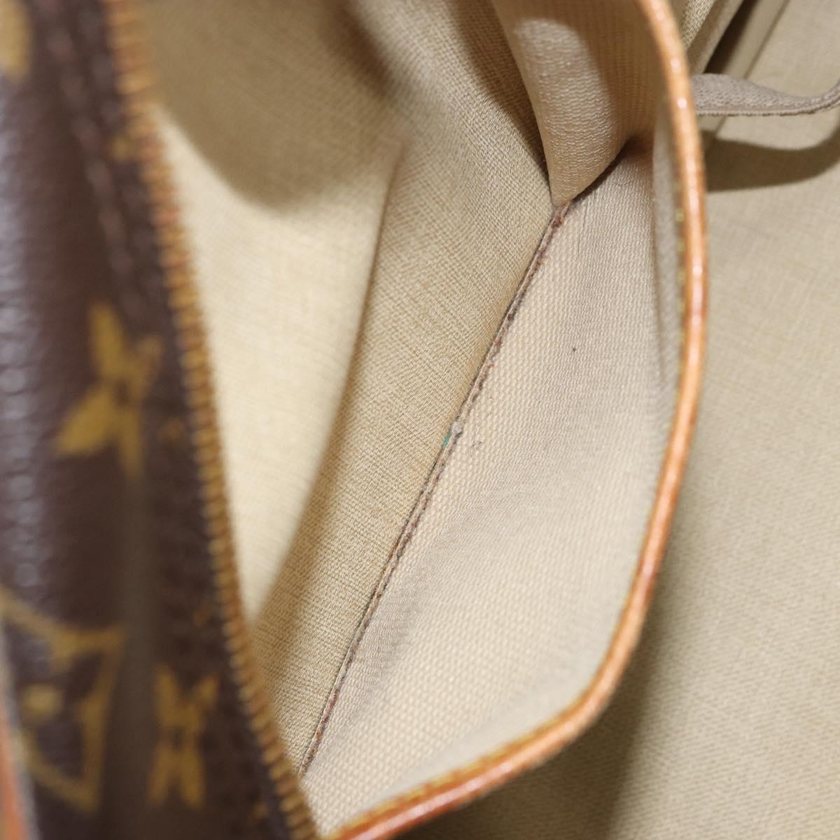 LOUIS VUITTON Monogram Deauville Hand Bag M47270 LV Auth ka442