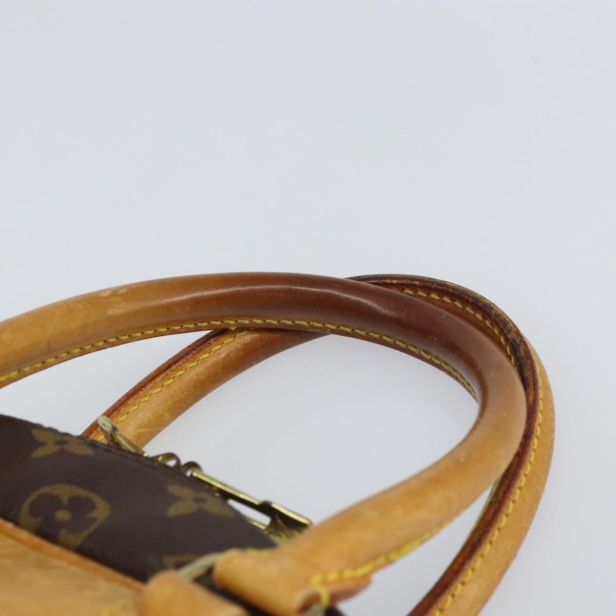 LOUIS VUITTON Monogram Deauville Hand Bag M47270 LV Auth ka442