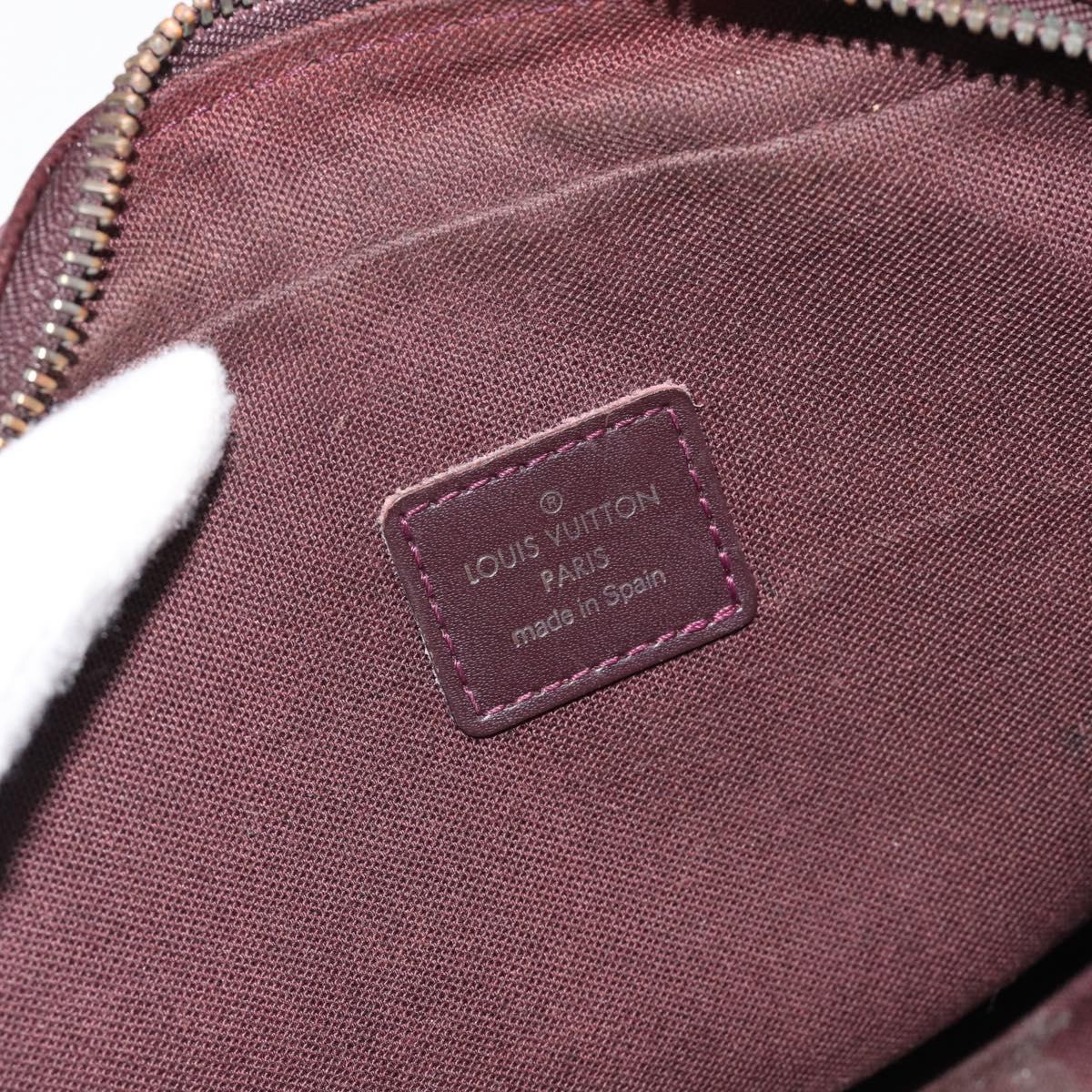 LOUIS VUITTON Taiga Karga Clutch Bag Ardoise M30812 LV Auth ka4427