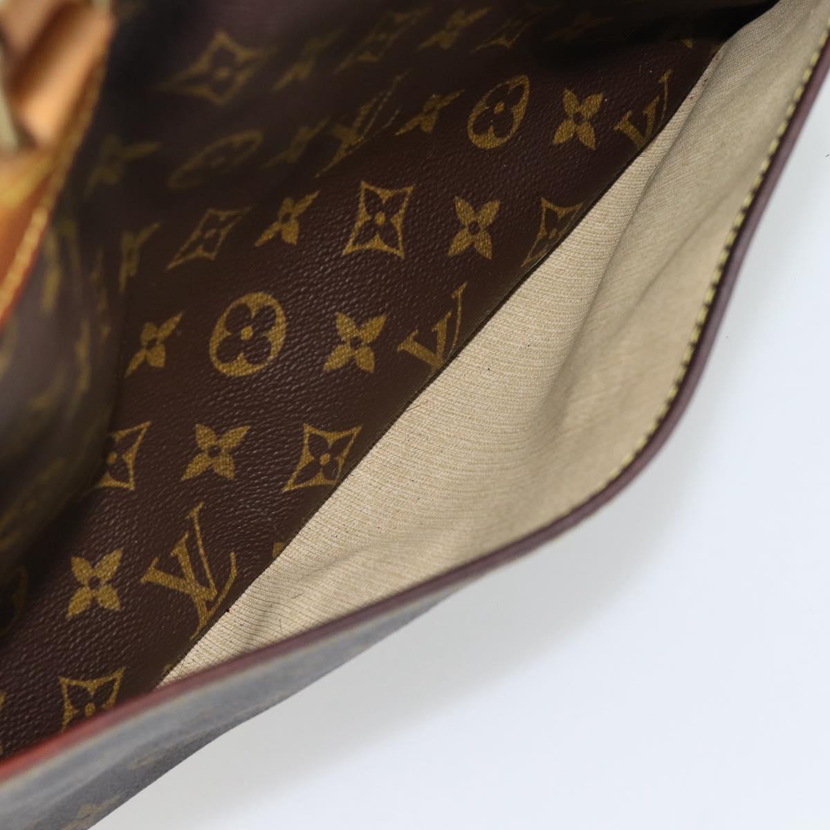 LOUIS VUITTON Monogram Deauville Hand Bag M47270 LV Auth ka4437