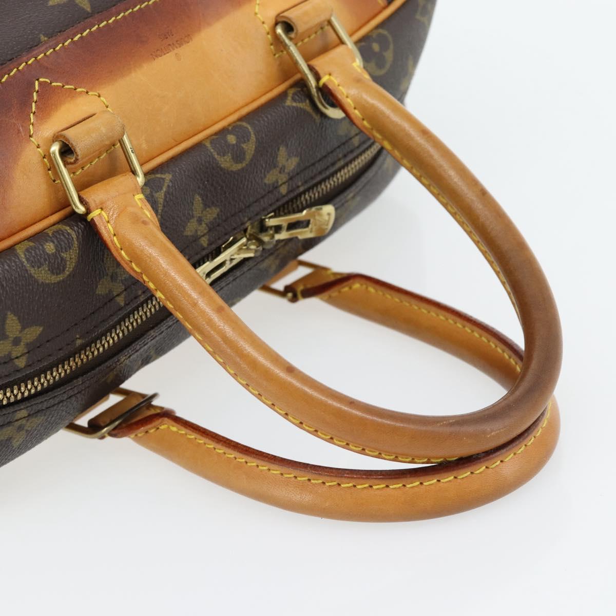 LOUIS VUITTON Monogram Deauville Hand Bag M47270 LV Auth ka4437