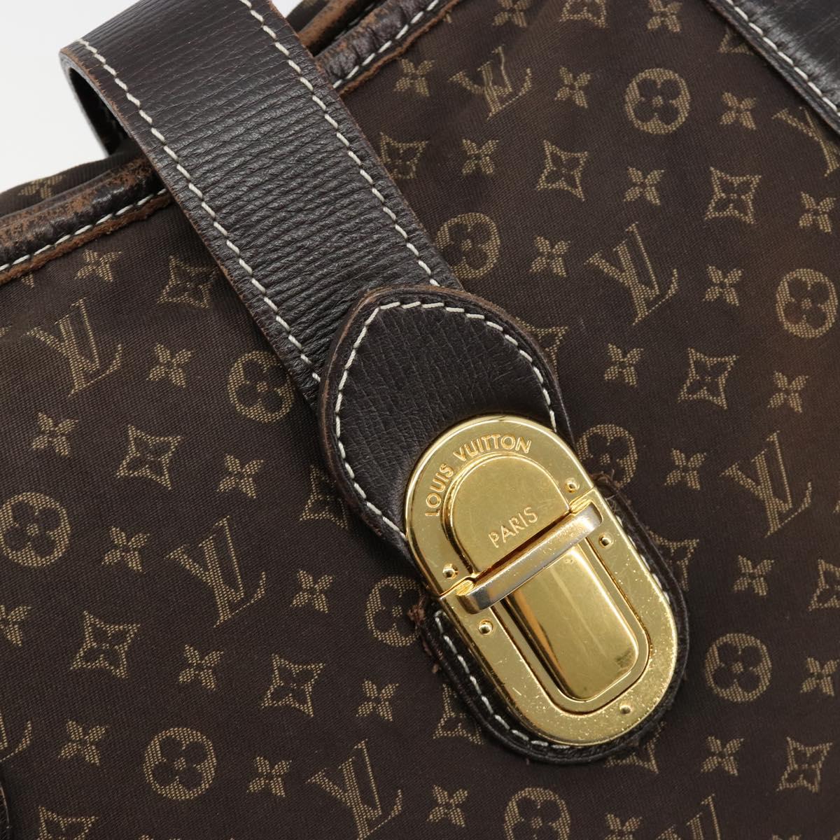 LOUIS VUITTON Monogram Idylle Elegy Hand Bag Black M56696 LV Auth ka4449