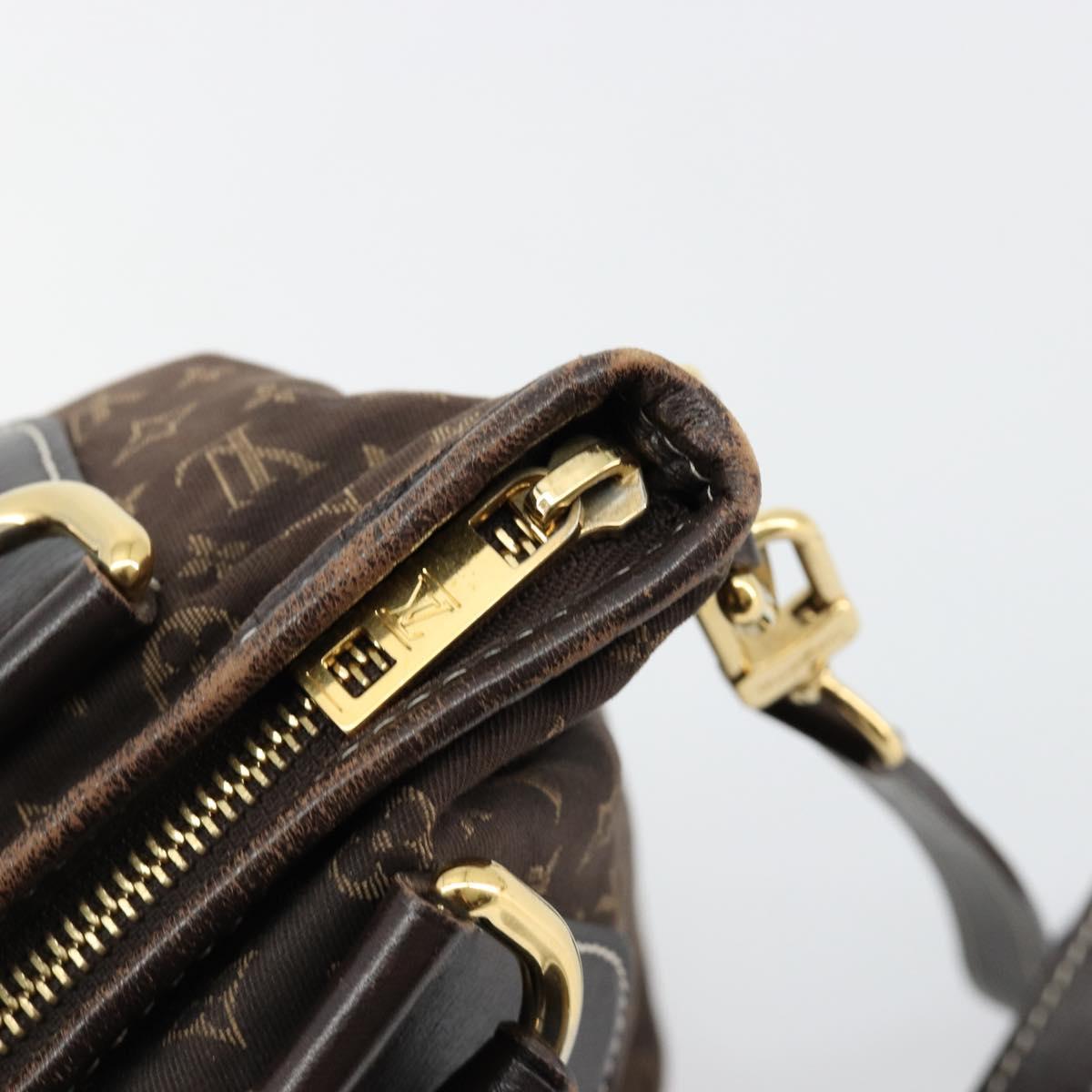LOUIS VUITTON Monogram Idylle Elegy Hand Bag Black M56696 LV Auth ka4449