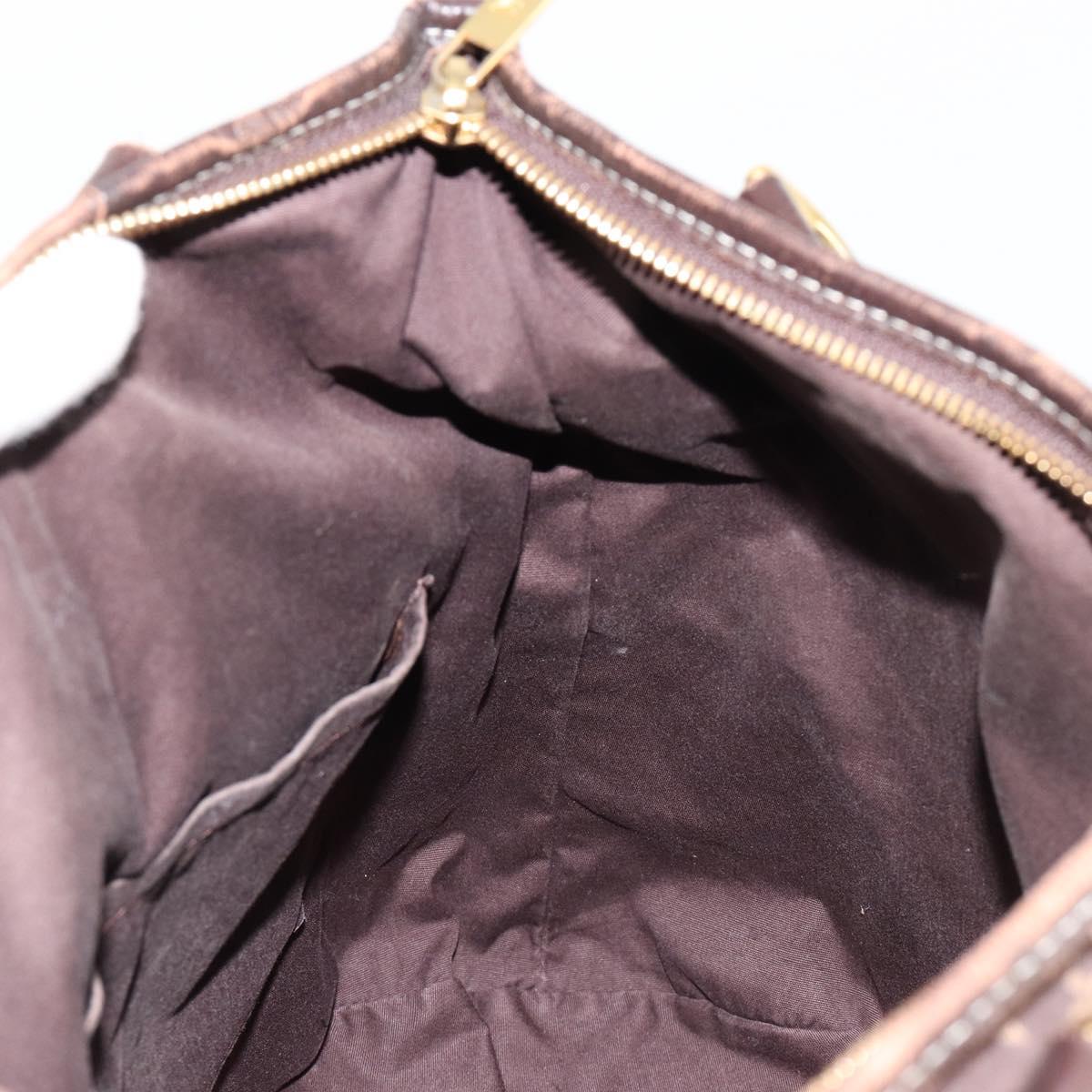 LOUIS VUITTON Monogram Idylle Elegy Hand Bag Black M56696 LV Auth ka4449