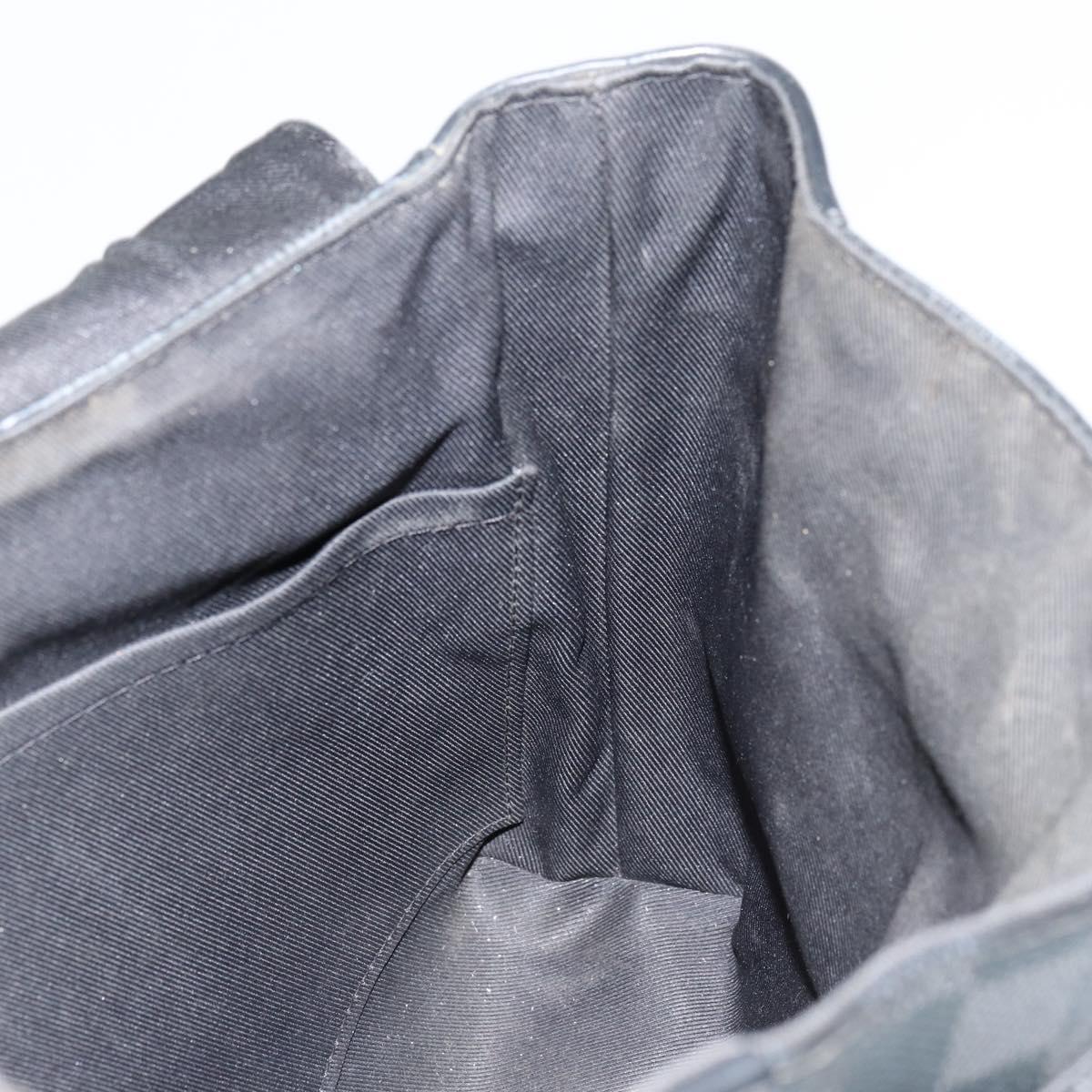 LOUIS VUITTON Damier Graphite District PM Shoulder Bag N40349 LV Auth ka445