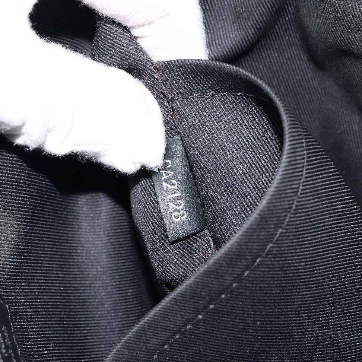 LOUIS VUITTON Damier Graphite District PM Shoulder Bag N40349 LV Auth ka445