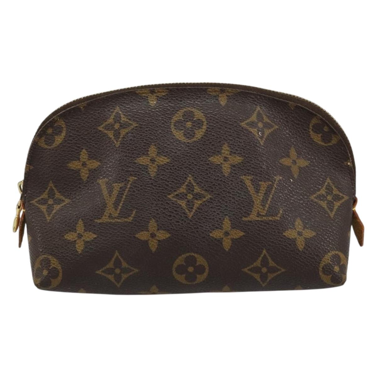 LOUIS VUITTON Monogram Pochette Cosmetic PM Pouch M43998 LV Auth ka4454