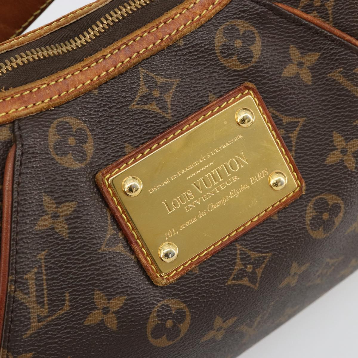 LOUIS VUITTON Monogram Thames GM Shoulder Bag M56383 LV Auth ka4459