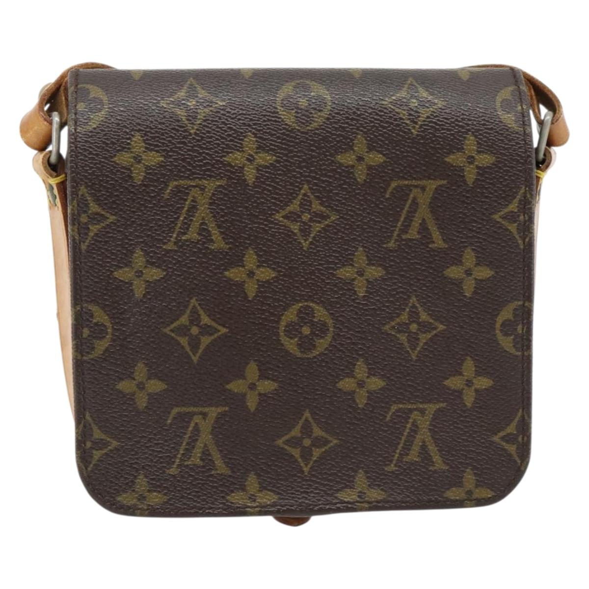 LOUIS VUITTON Monogram Cartouchiere PM Shoulder Bag M51254 LV Auth ka4477