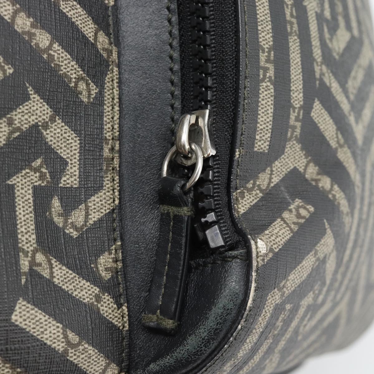 GUCCI GG Supreme Caleido Backpack PVC Beige Silver 406370 Auth ka4479
