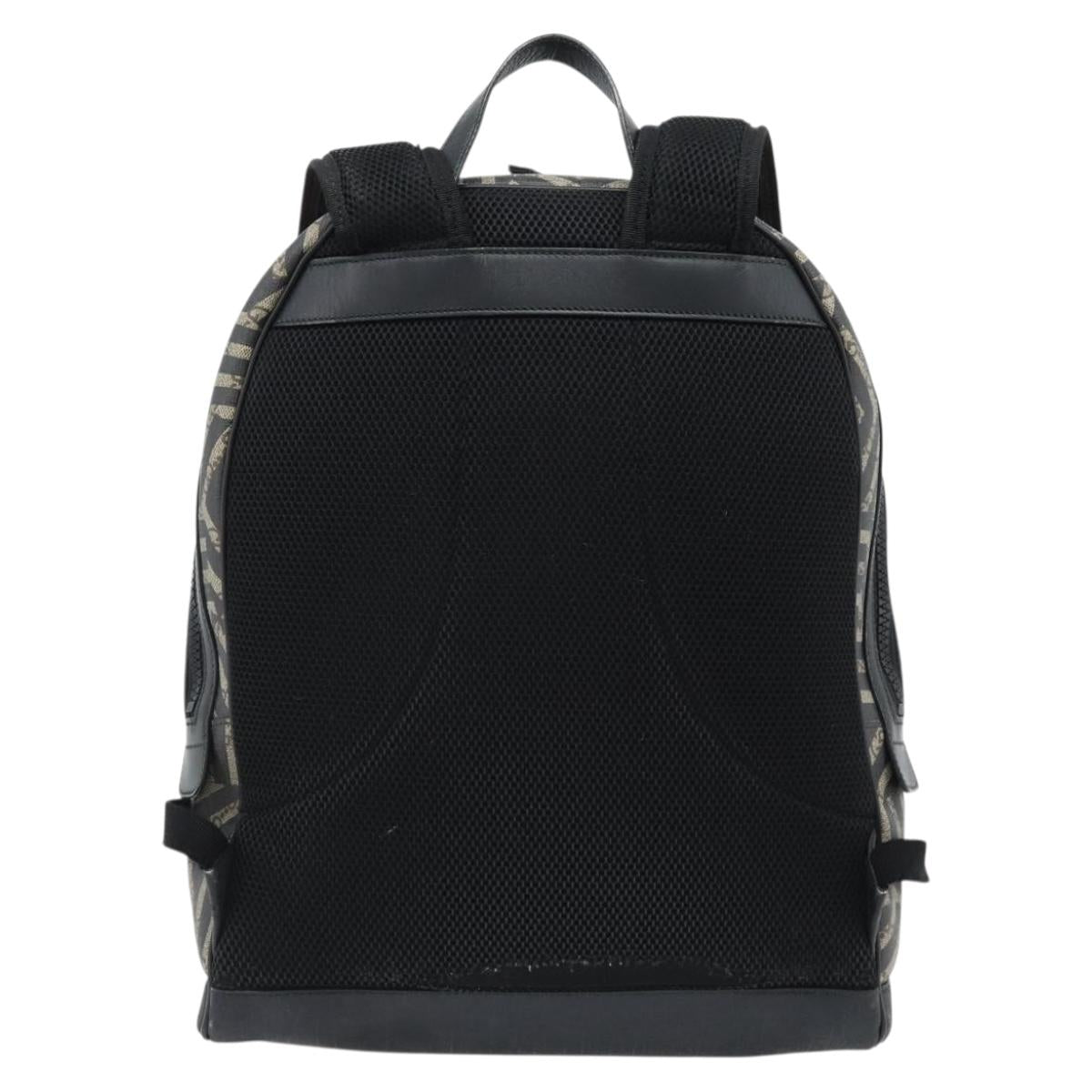 GUCCI GG Supreme Caleido Backpack PVC Beige Silver 406370 Auth ka4479