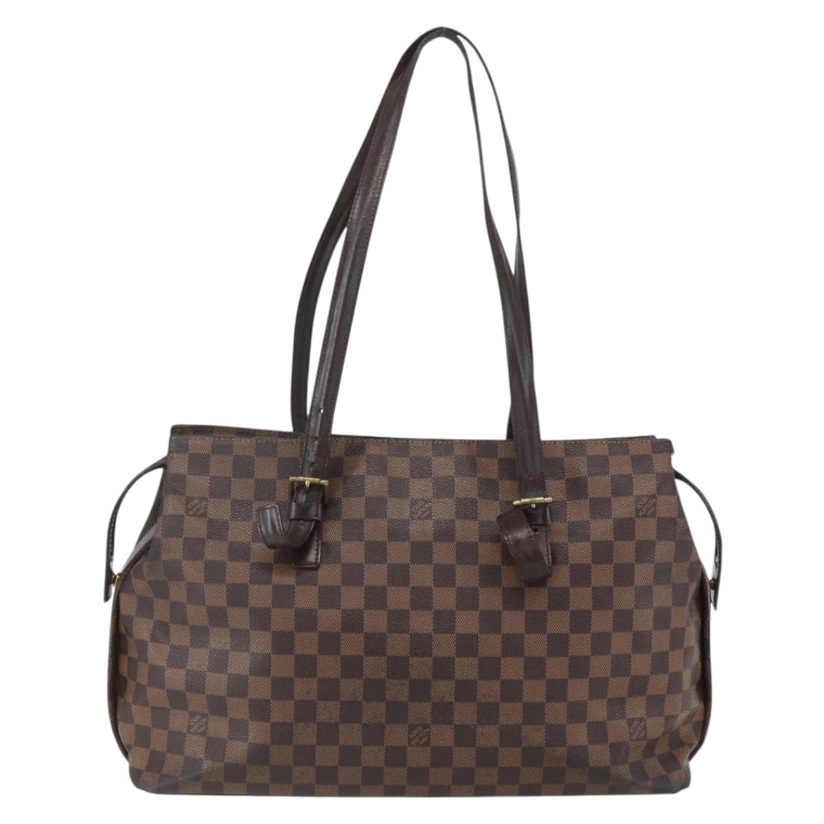 LOUIS VUITTON Damier Ebene Chelsea Tote Bag N51119 LV Auth ka448