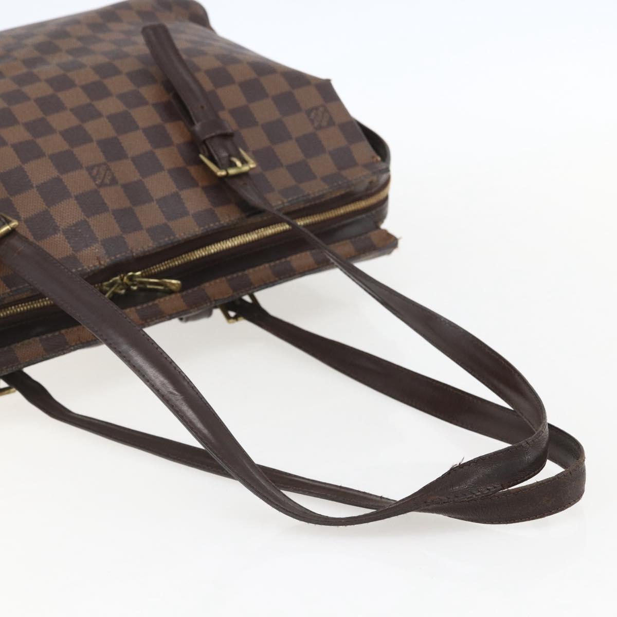LOUIS VUITTON Damier Ebene Chelsea Tote Bag N51119 LV Auth ka448