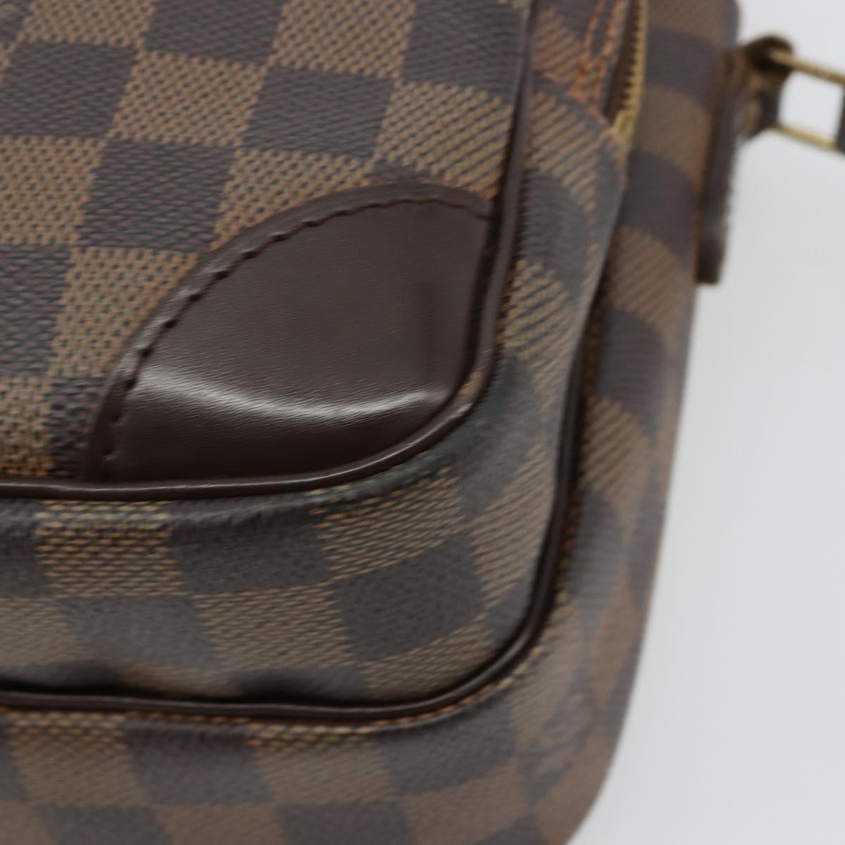 LOUIS VUITTON Damier Ebene Amazon Shoulder Bag SPO N48074 LV Auth ka4499
