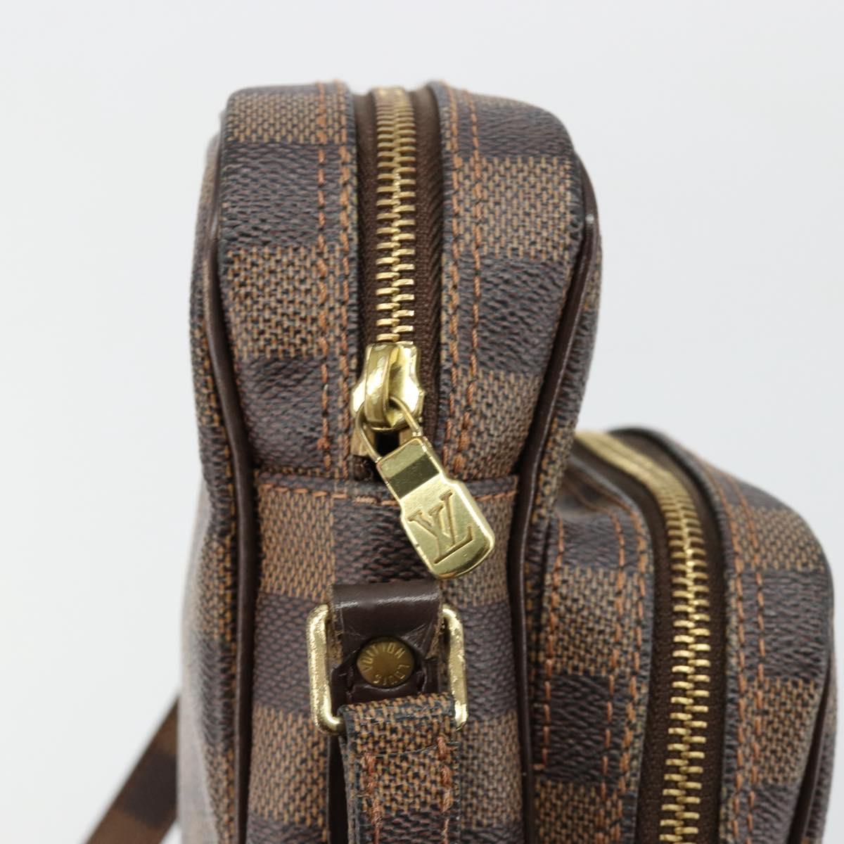 LOUIS VUITTON Damier Ebene Amazon Shoulder Bag SPO N48074 LV Auth ka4499