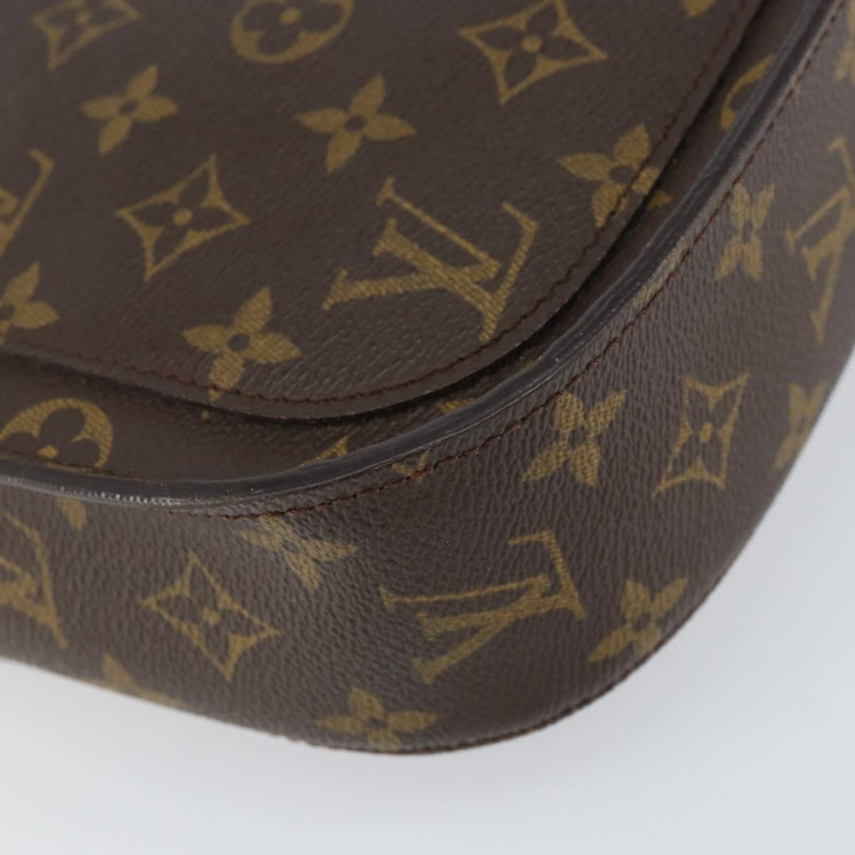 LOUIS VUITTON Monogram Saint Cloud GM Shoulder Bag M51242 LV Auth ka450