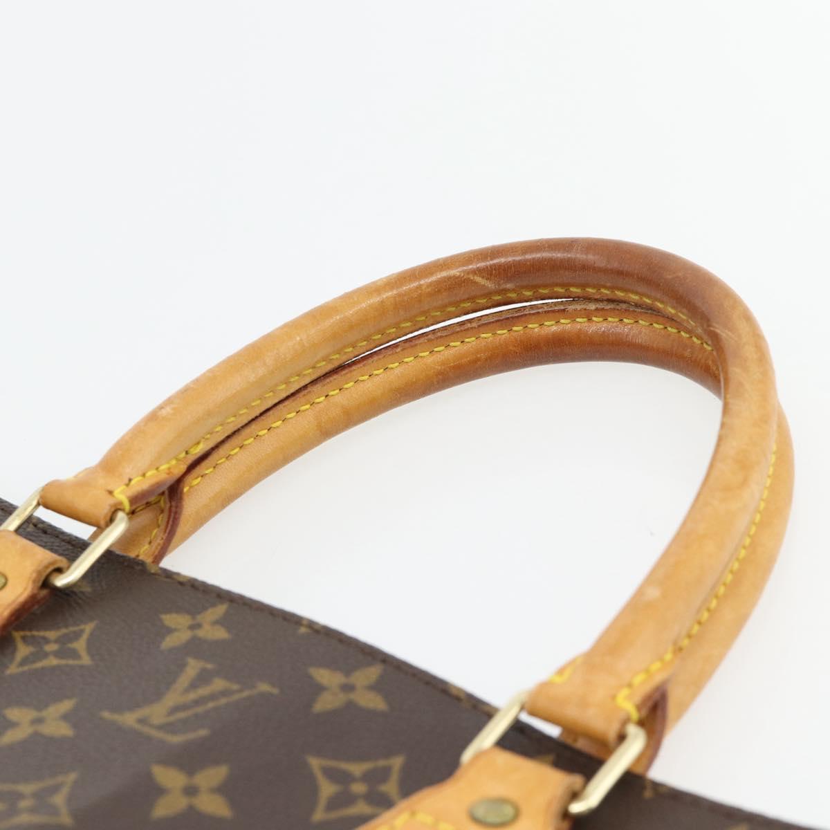 LOUIS VUITTON Monogram Sac Plat Hand Bag M51140 LV Auth ka4508