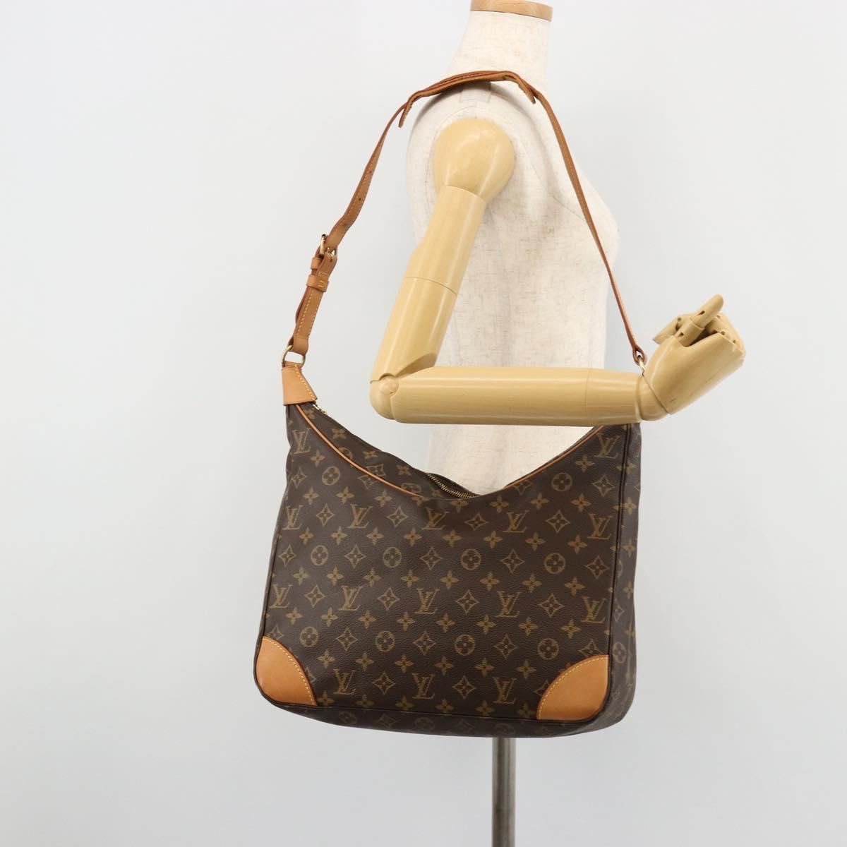 LOUIS VUITTON Monogram Boulogne 35 Shoulder Bag M51260 LV Auth ka4509A