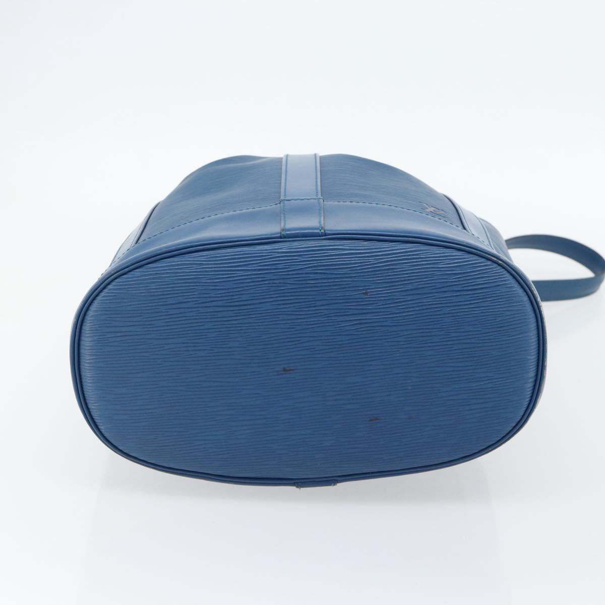 LOUIS VUITTON Epi Randonnee PM Shoulder Bag Blue M52355 LV Auth ka4516A