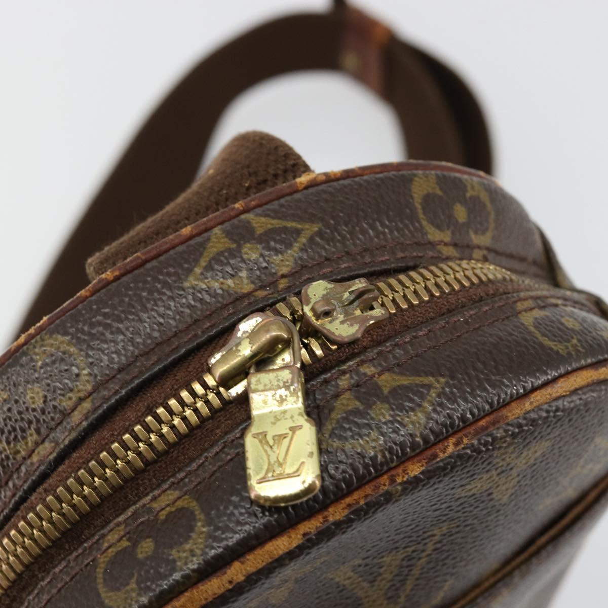 LOUIS VUITTON Monogram Pochette Gange Shoulder Bag M51870 LV Auth ka4522