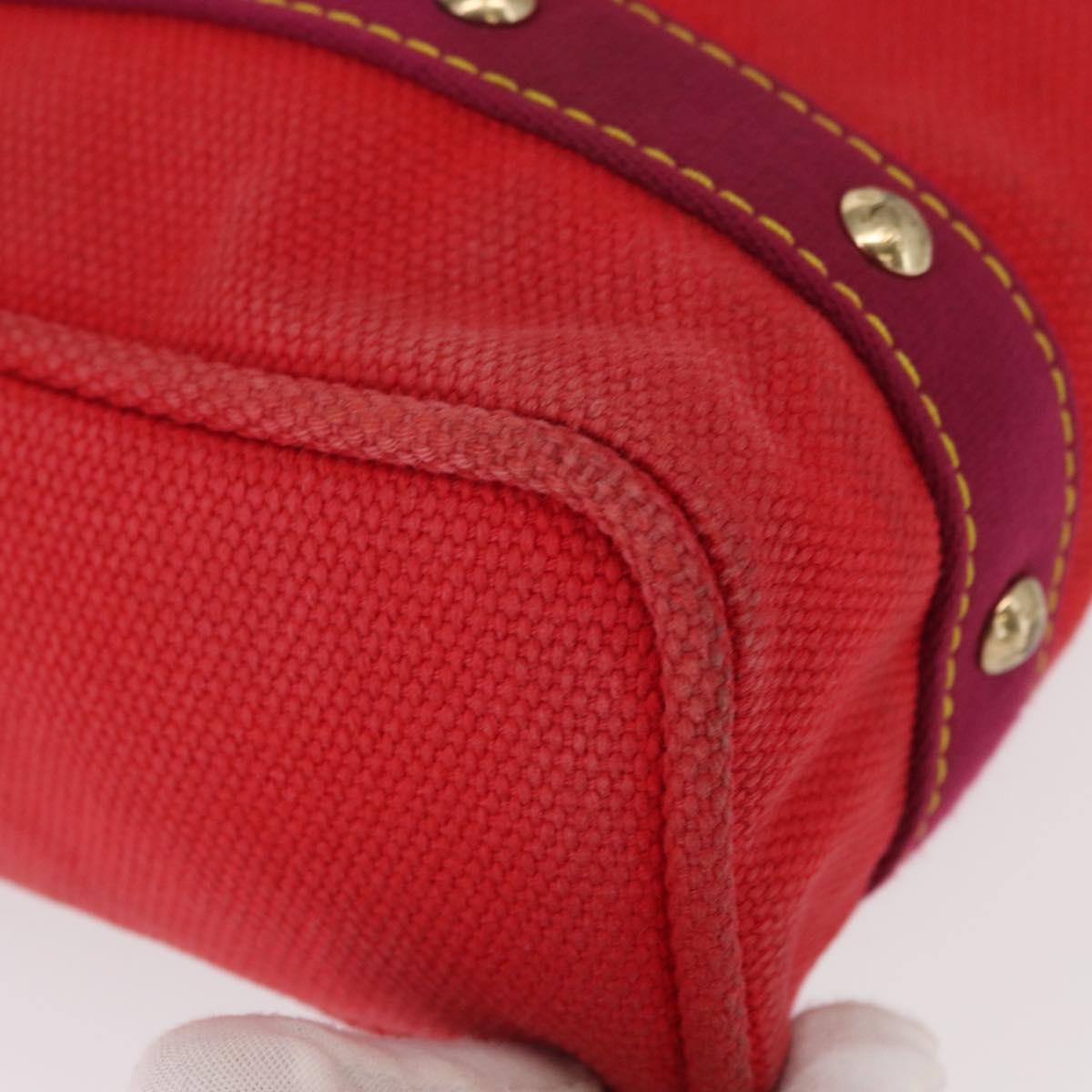 LOUIS VUITTON Antigua Cabas MM Tote Bag Red M40034 LV Auth ka453