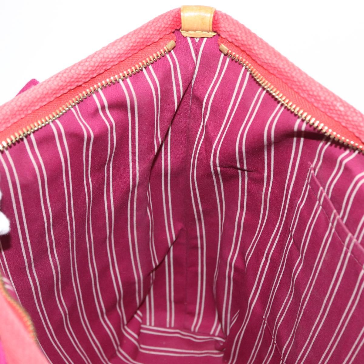 LOUIS VUITTON Antigua Cabas MM Tote Bag Red M40034 LV Auth ka453