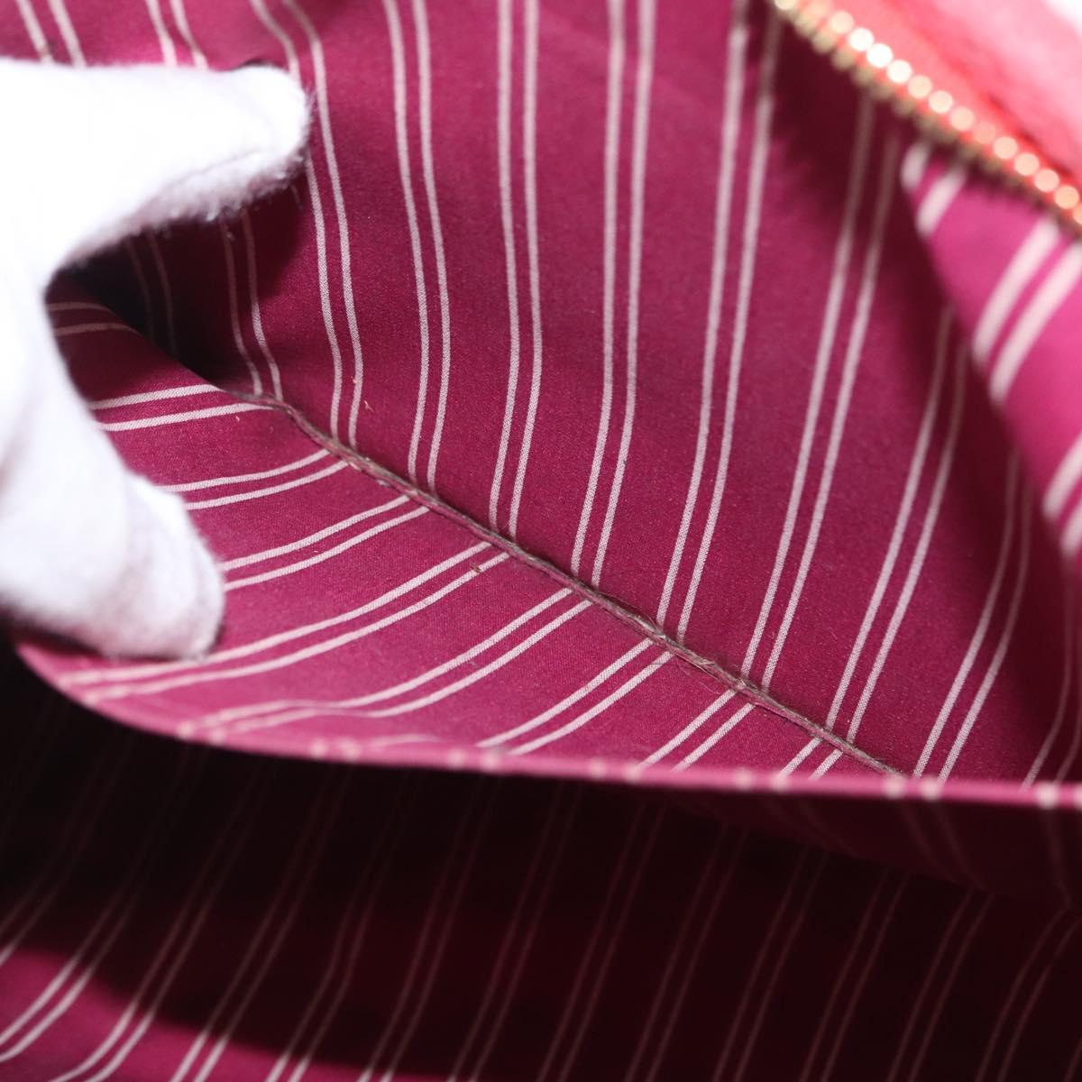 LOUIS VUITTON Antigua Cabas MM Tote Bag Red M40034 LV Auth ka453