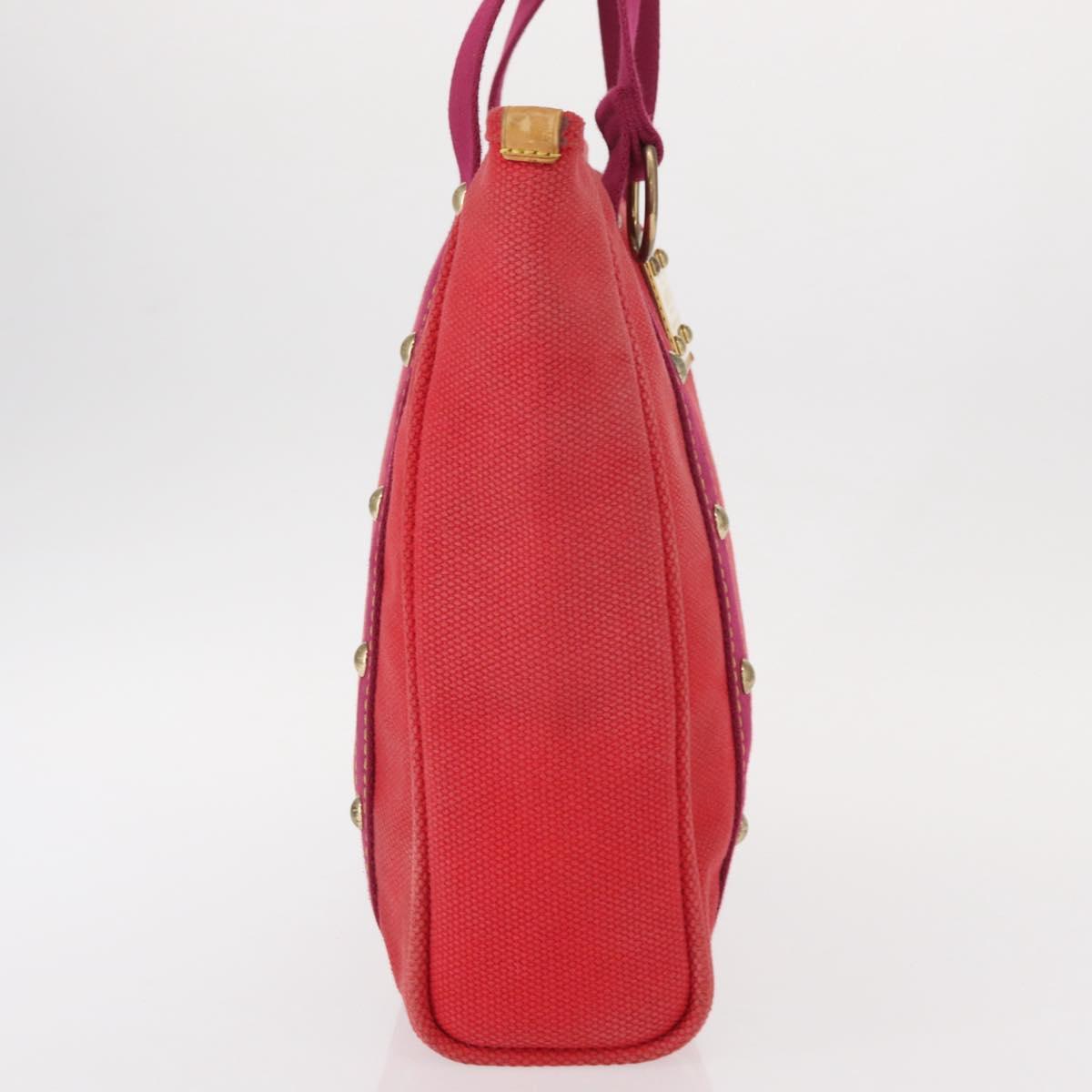 LOUIS VUITTON Antigua Cabas MM Tote Bag Red M40034 LV Auth ka453